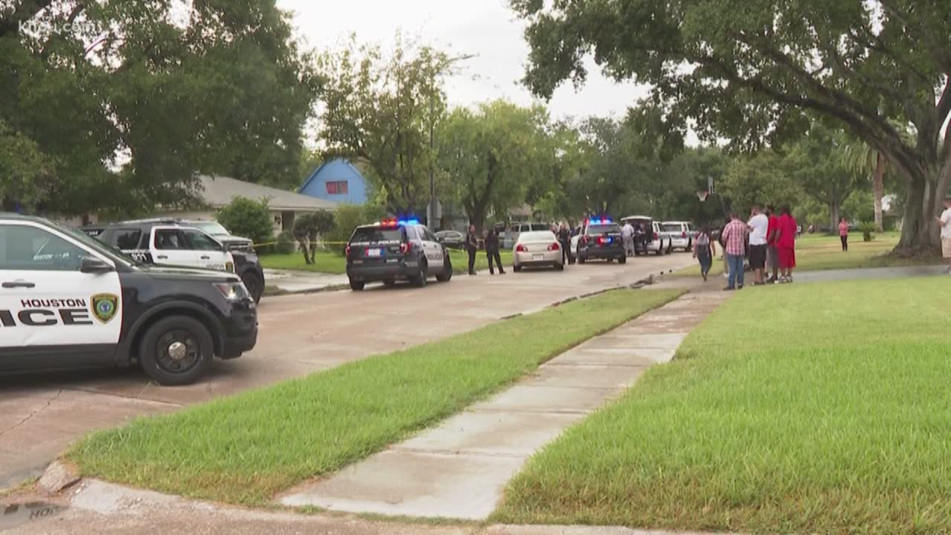 One person was fatally shot in the chest at a southeast Houston home.