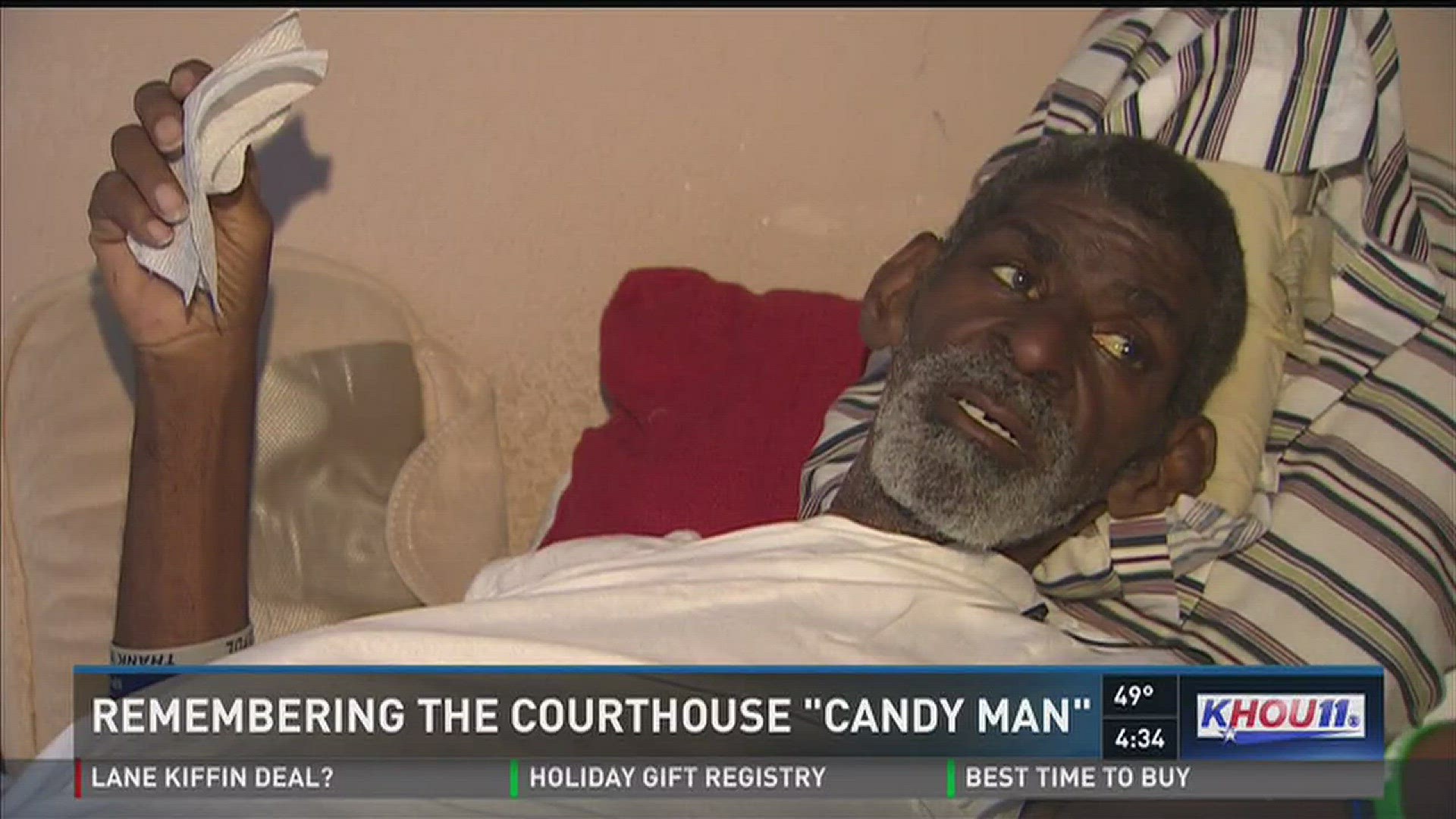 He brought love and laughter to the Harris County Criminal Justice Center for over 10 years. Rick Johnson, known by many as the "Courthouse Candy Man," has died from colon cancer. He was 59 years old. Johnson died early this morning with his two cousins b