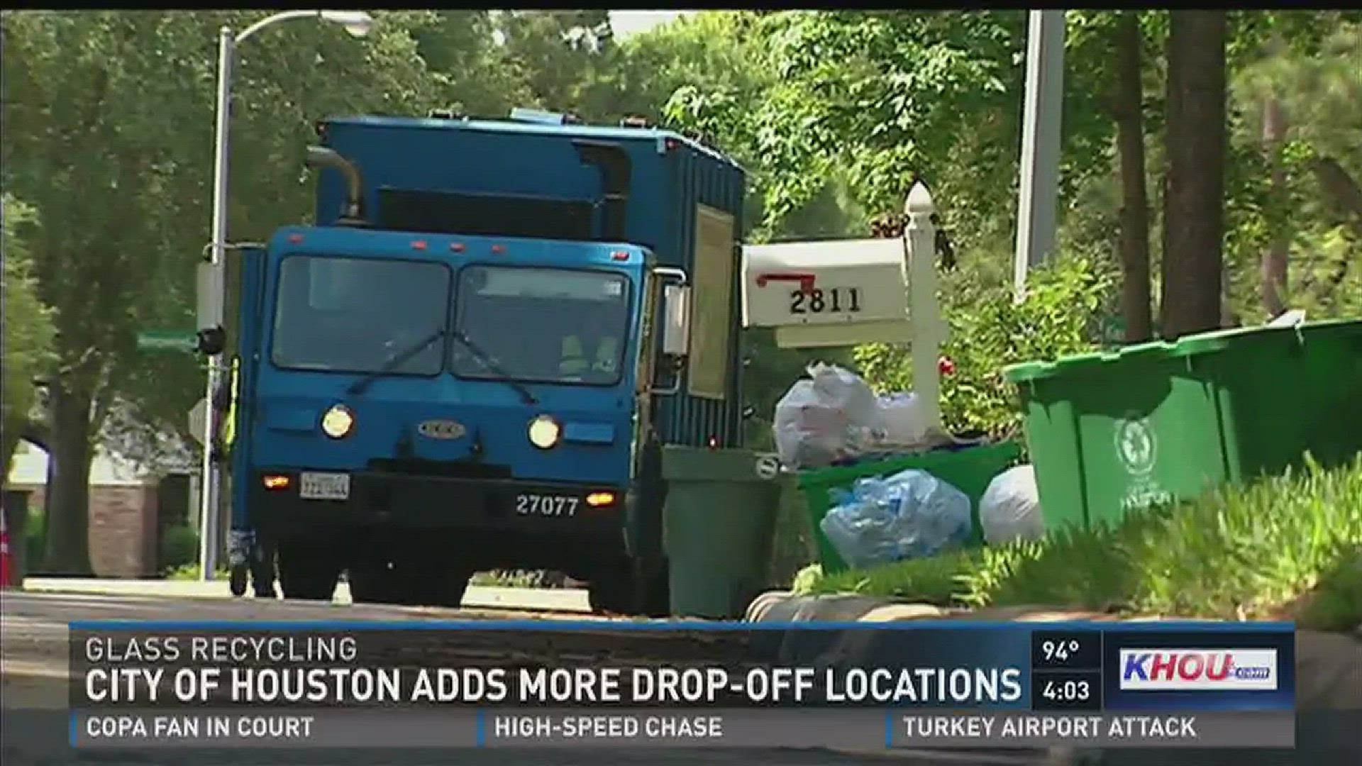 It is a temporary solution until the city can bring back curbside glass recycling.