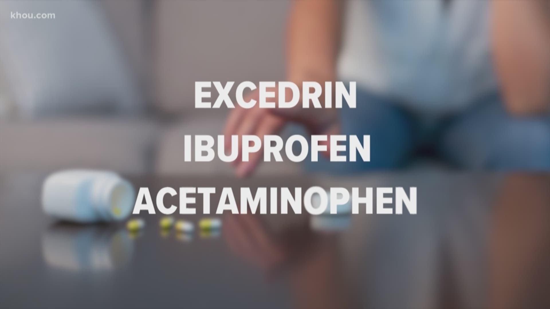 A new report from Crisis Text Line, which is a text-based suicide health line, points to these three words: Excedrin, Ibuprofen and acetaminophen.
