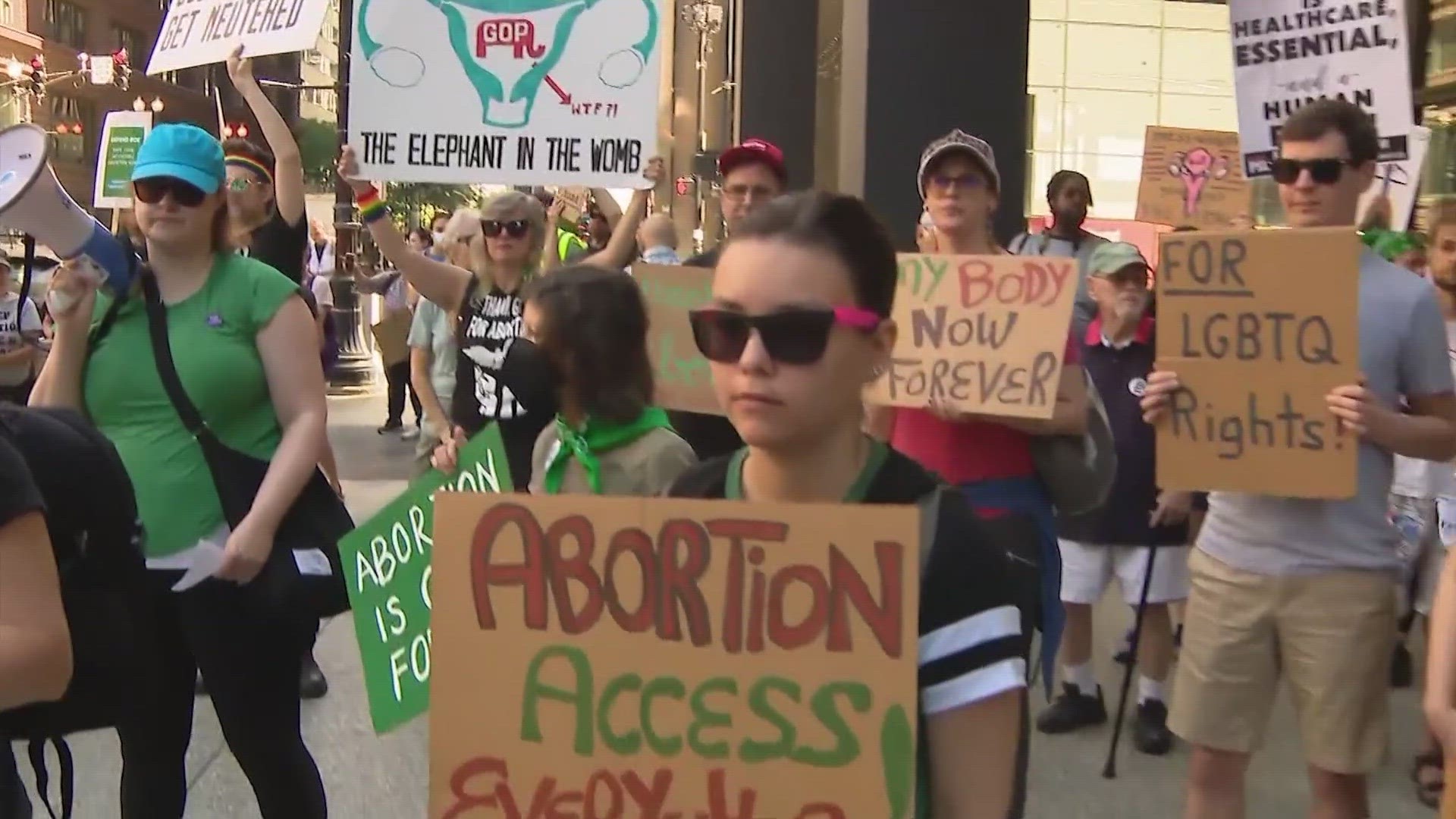 Supporters of abortion rights aren't given up, one year since the Supreme Court overturned Roe v Wade.