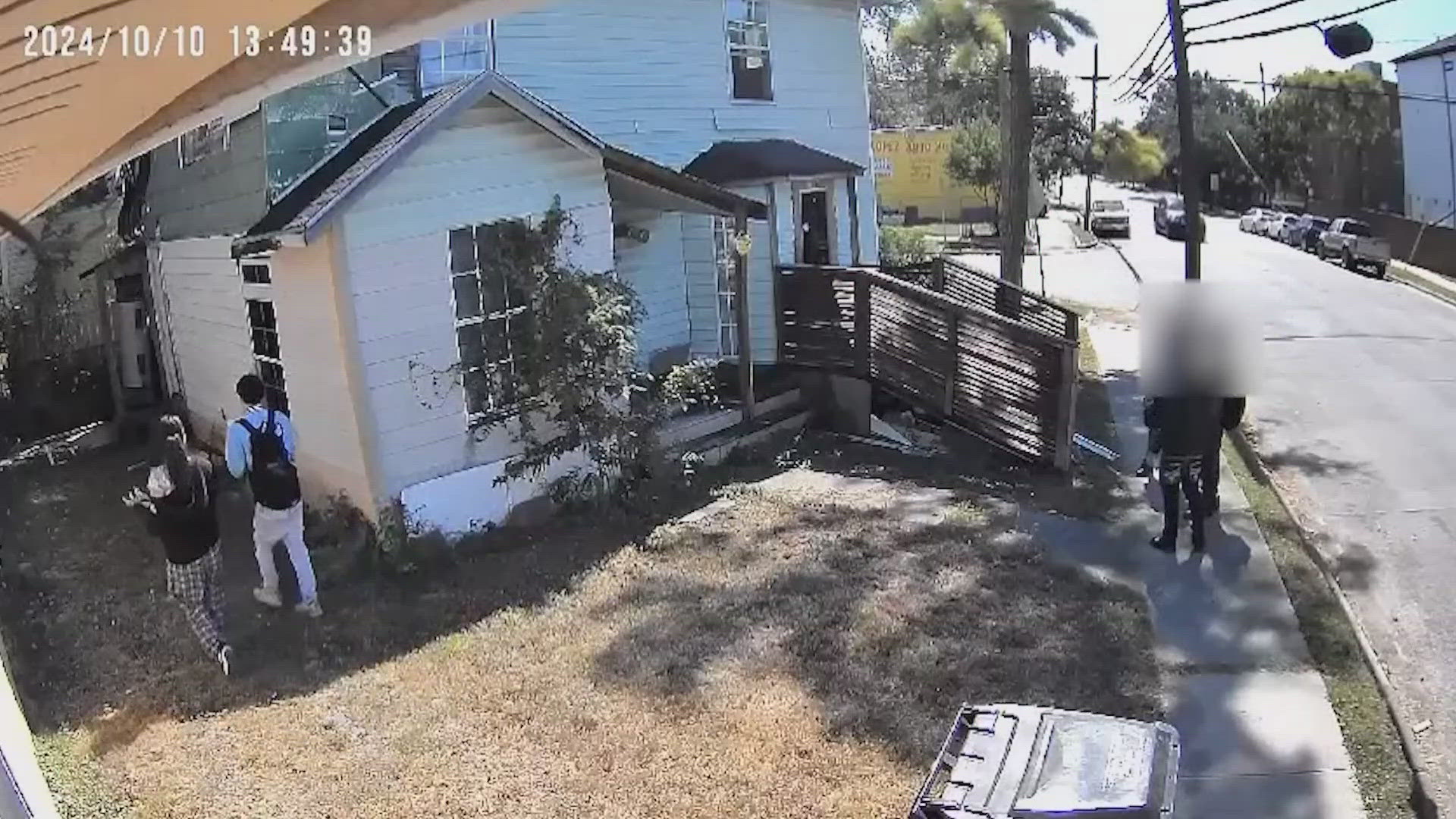 Neighbors near Houston's Austin High School said they're upset because kids are leaving school and breaking into homes and cars.