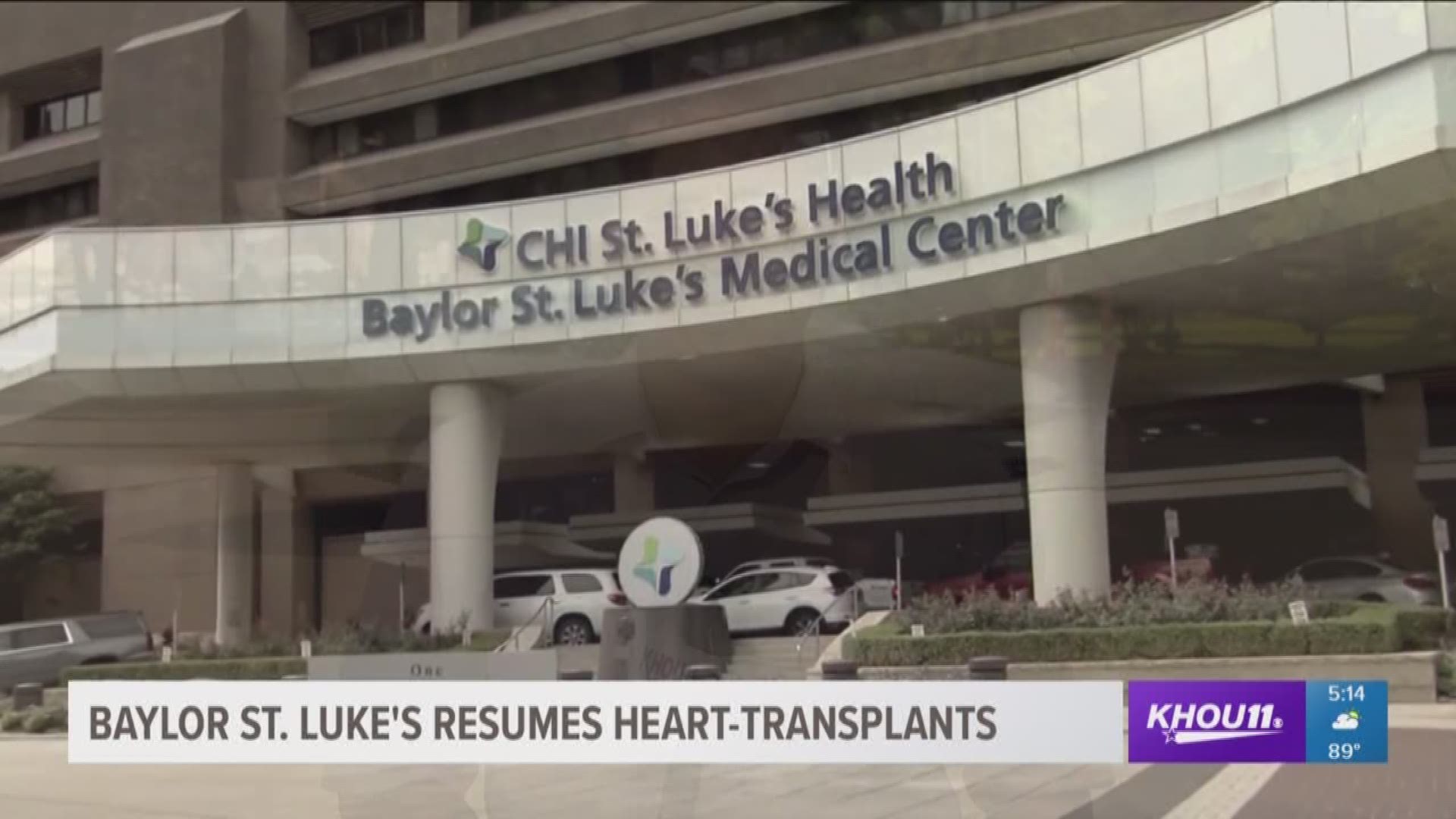 Baylor St. Luke's Medical Center reactivated its heart transplant surgery program after placing it on a 14-day inactive status, a spokesman announced Friday.
