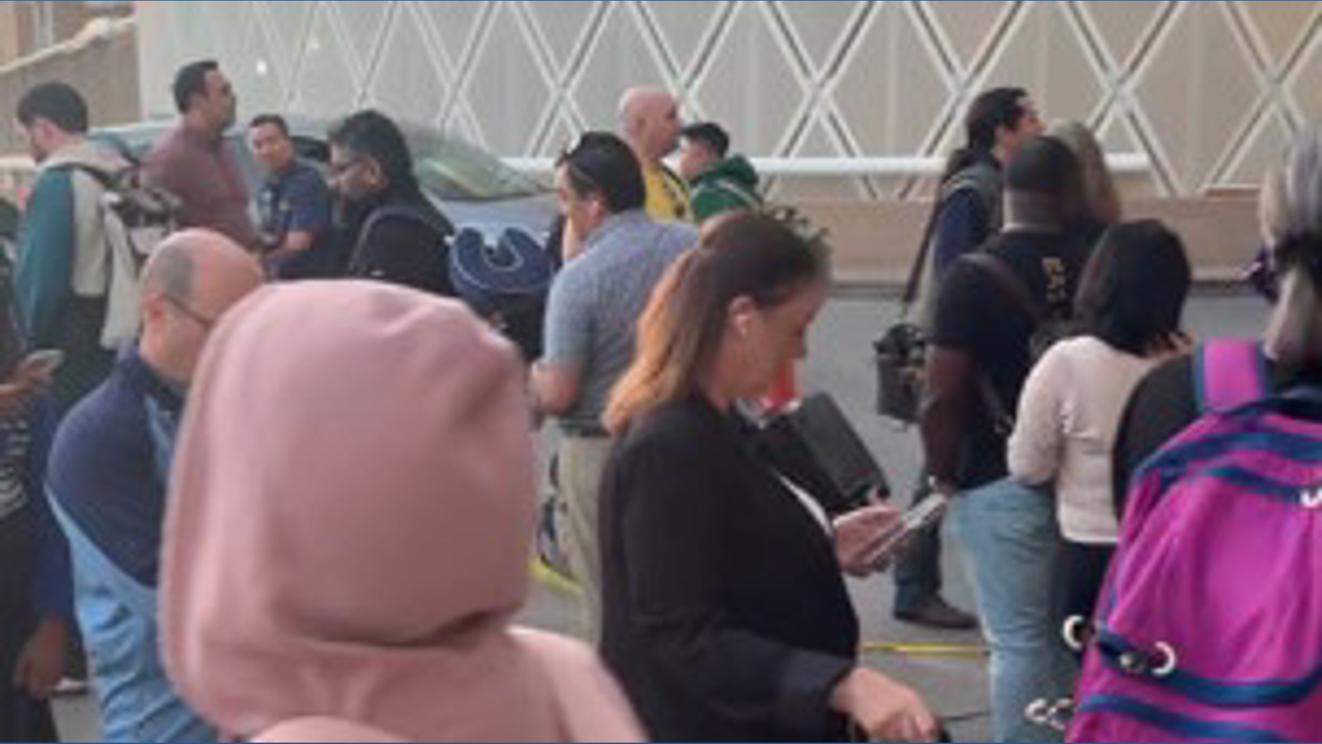 Massive lines at Bush Airport Terminal C | khou.com