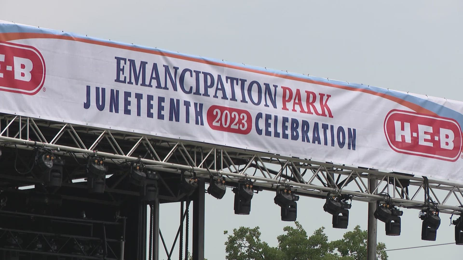 Houstonians braved the heat on Saturday to celebrate Juneteenth at Emancipation Park.