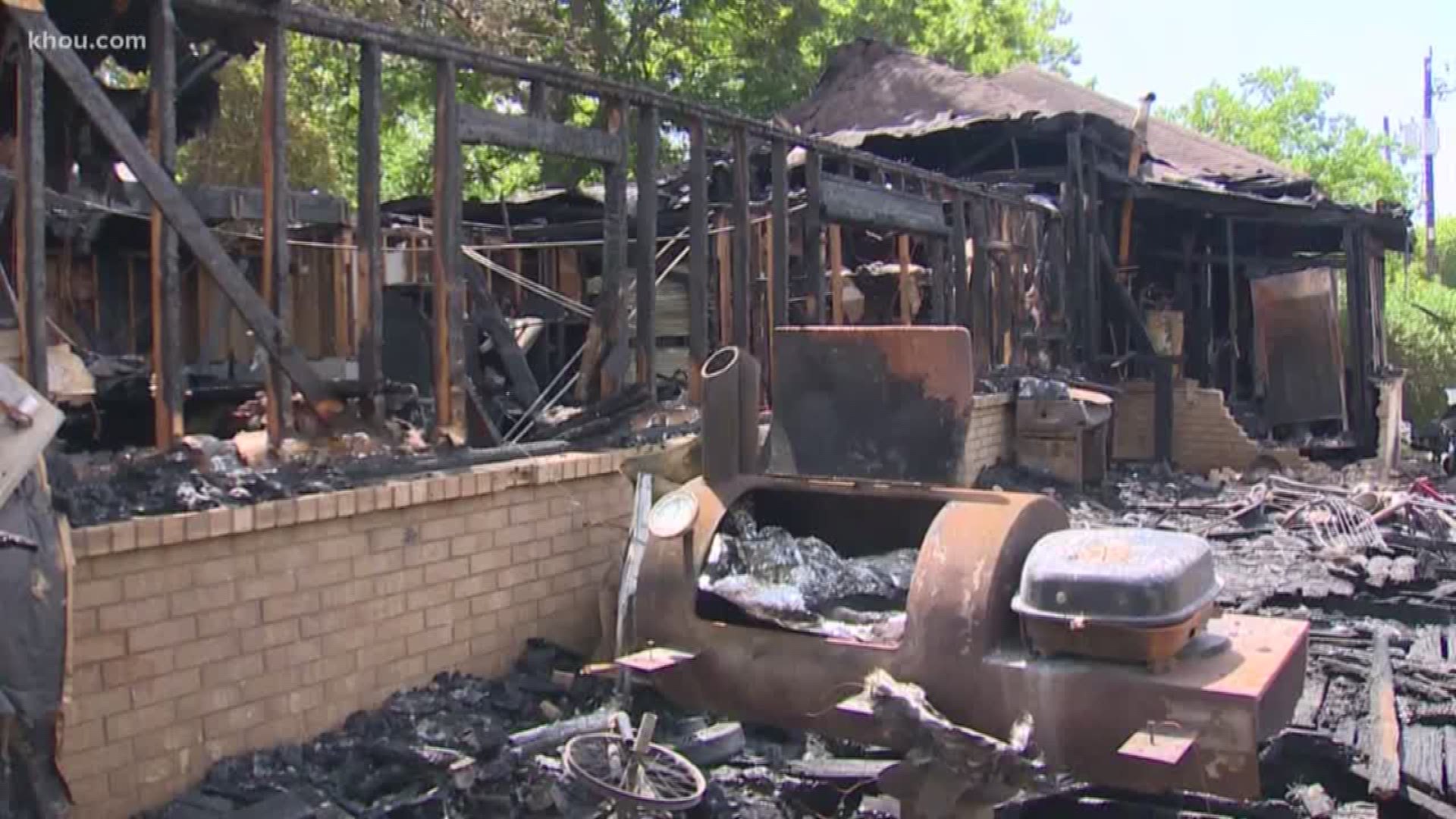 A family is getting much support from total strangers after their house burned down.