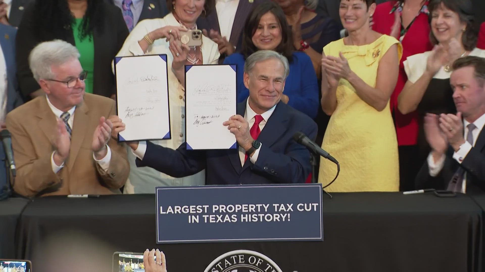 Texas governor signs property tax relief bill