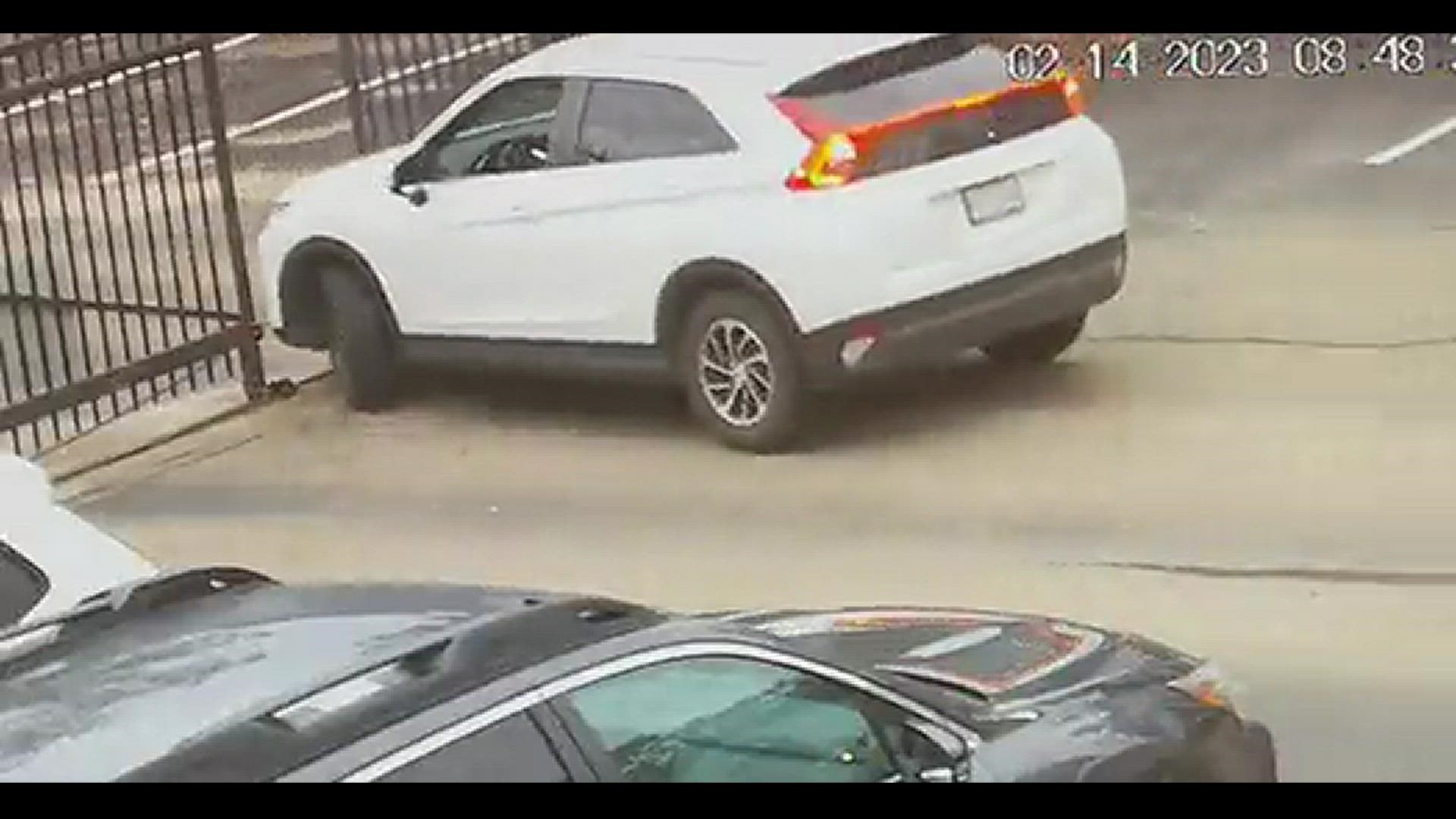 The Houston Police Department released a new surveillance video Friday, Feb. 17 of the suspects who they believe were involved in a deadly carjacking.