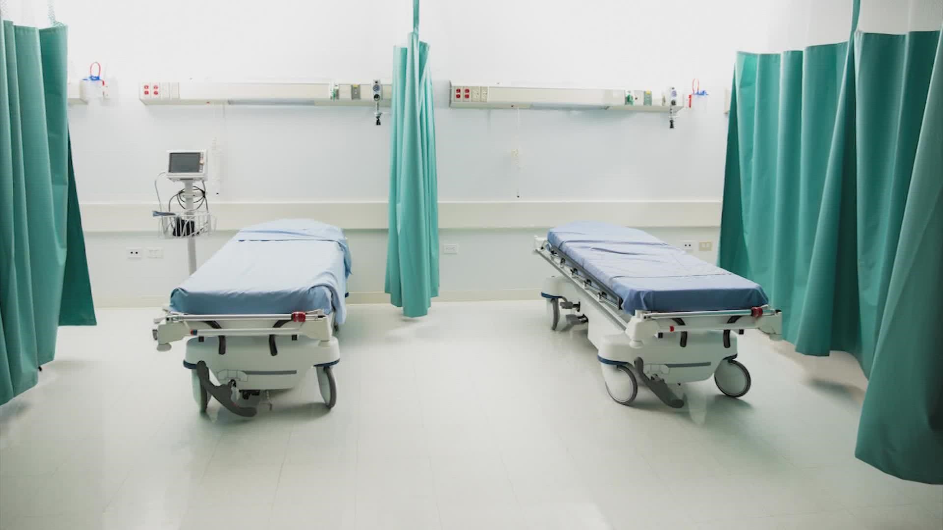 There is ample bed space, but hospital officials said staffing shortages are making it hard to deal with the influx of patients.