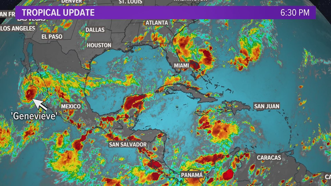 Tropical update Invest 97L and 98L spaghetti models and track