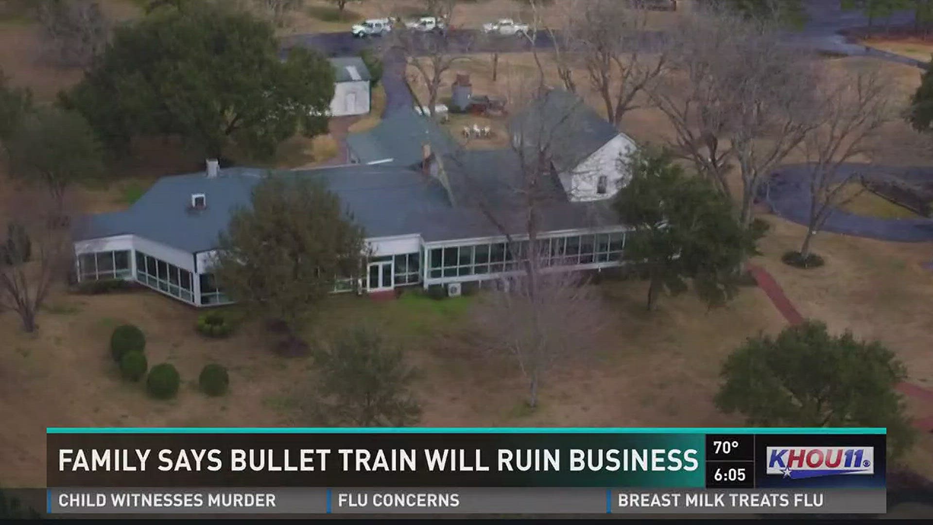 Country living has defined Calvin House's life since he was a little boy. Three hundred and fifty acres in far west Harris County have been in his family for four generations. But now a high-speed train is threatening everything he and his family have bui