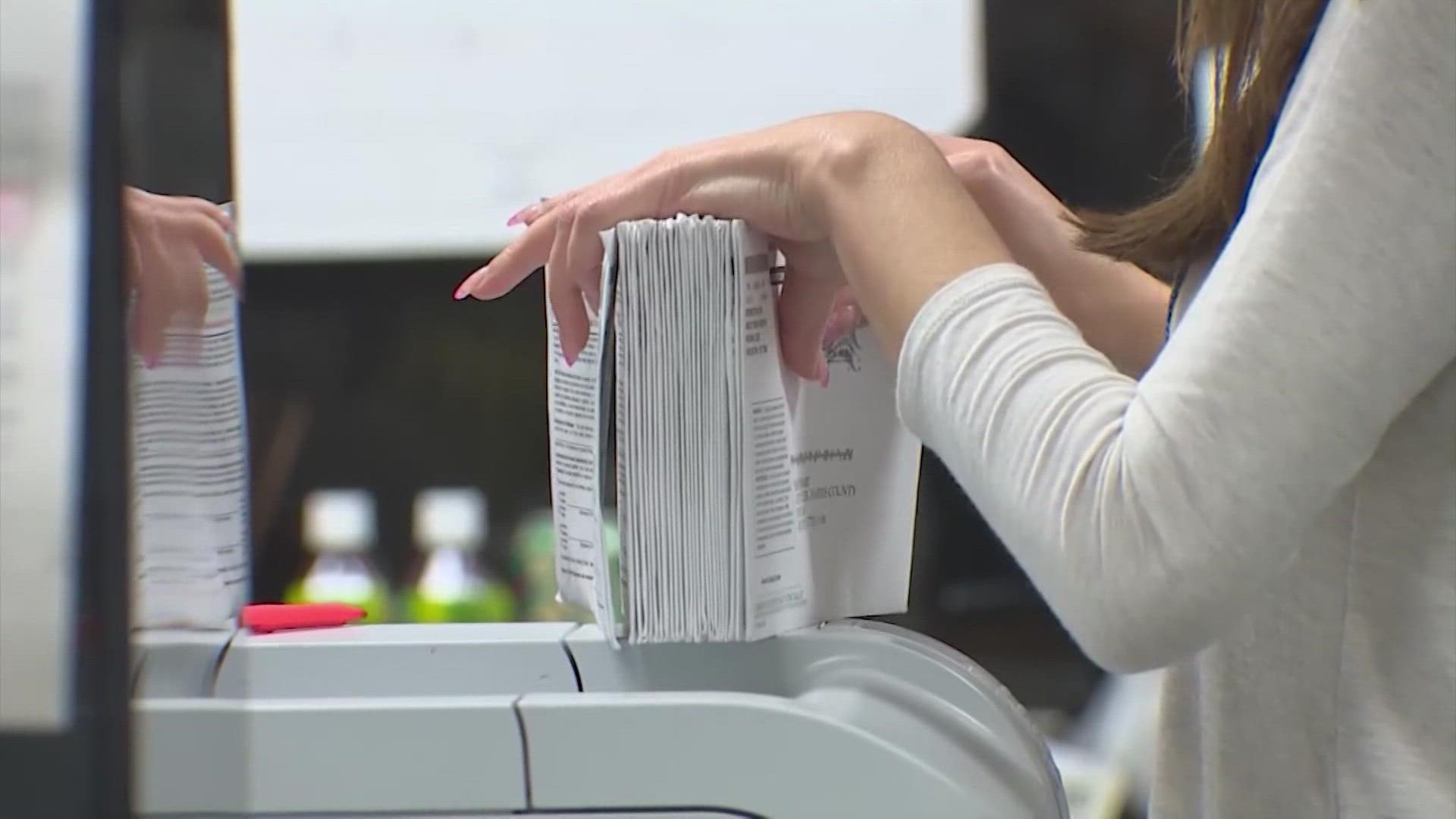 The Houston League of women voters was having a hard time getting voter registration applications from the Secretary of State. But the State has now sent them forms.