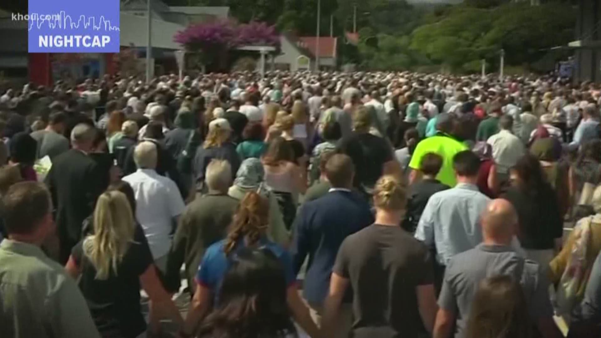 New Zealand held a national day of mourning for the deadly mosque attacks last week, plus more top headlines on Khou 11 News for March 22, 2019.