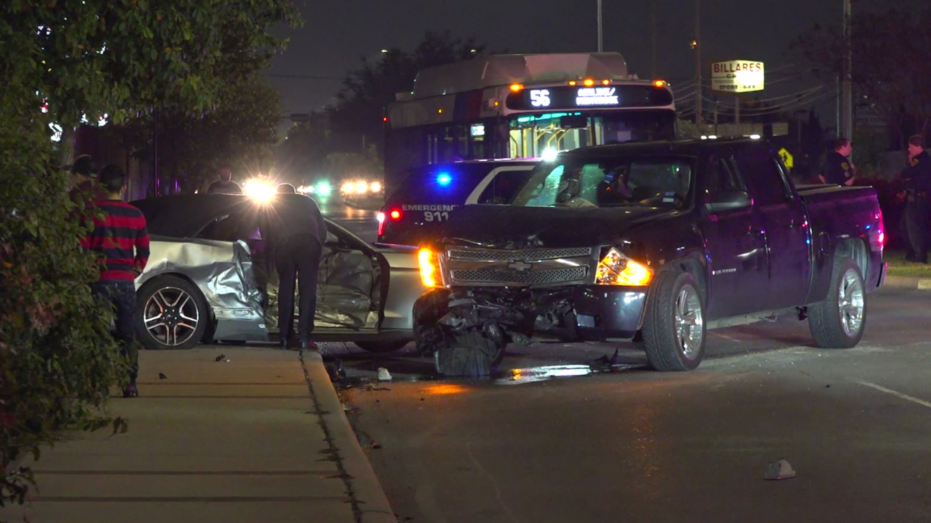 Possible road rage leads to crash, gunfire in north Houston | khou.com