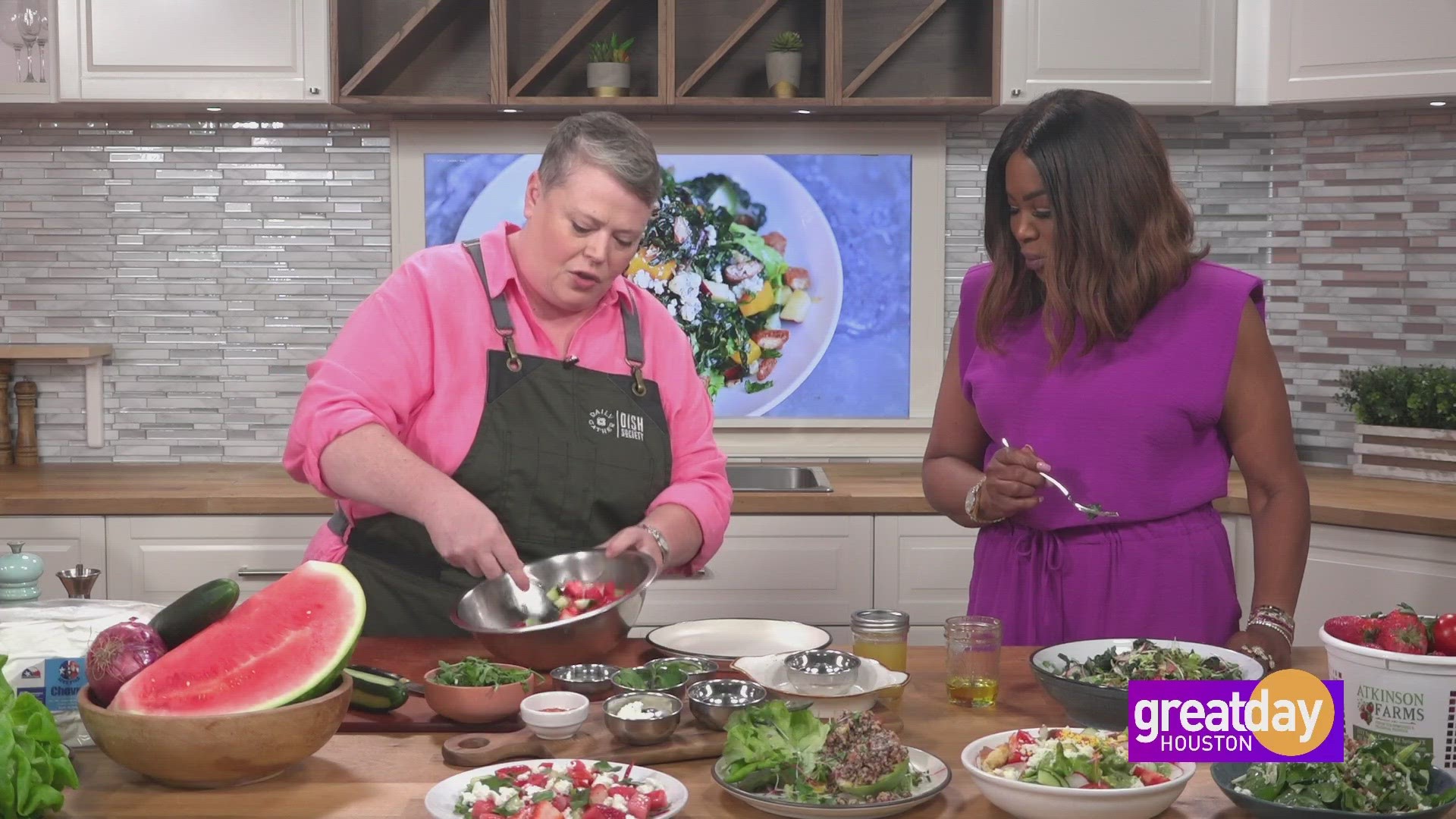 Chef Brandi Key with Daily Gather and Dish Society shares how to make salads to look forward to eating.