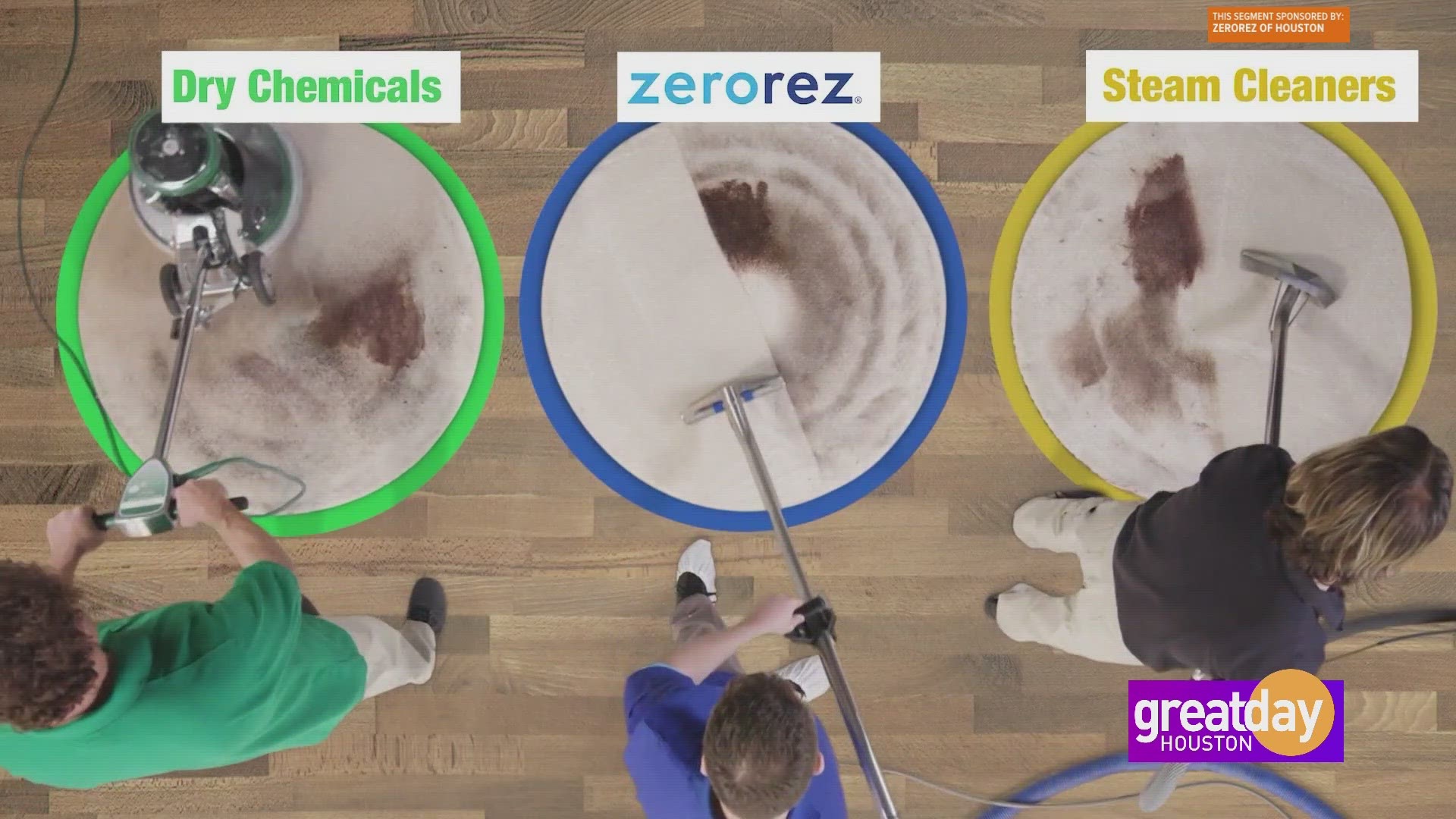 Deep clean your carpets with Zerorez of Houston