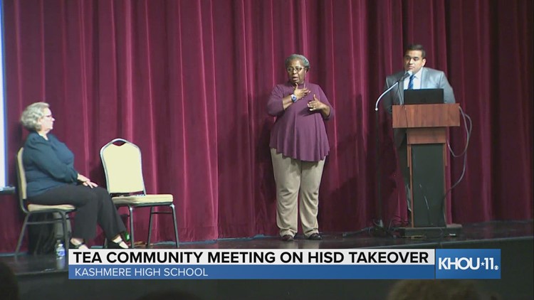 Full meeting: TEA hosts final community meeting on HISD takeover