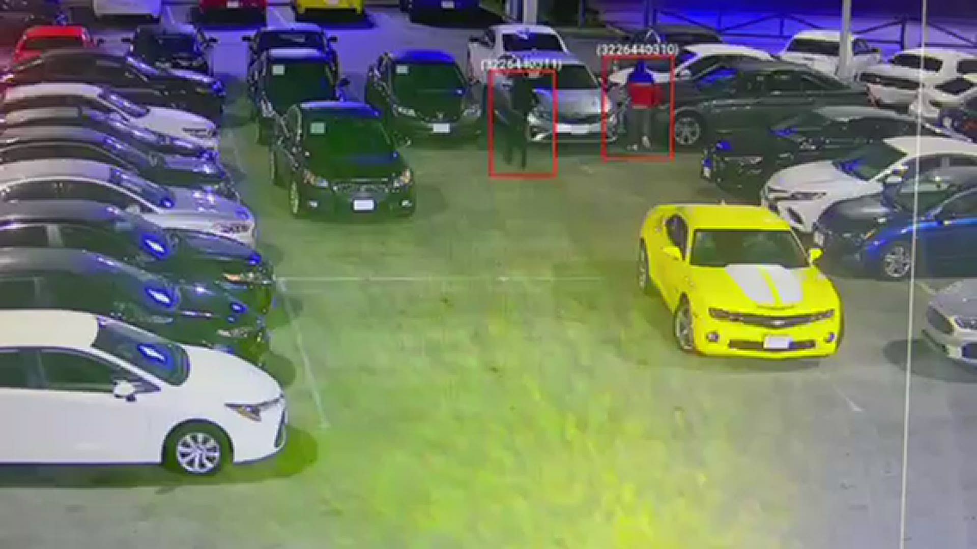 Two suspects steal four vehicles from Spring car dealership