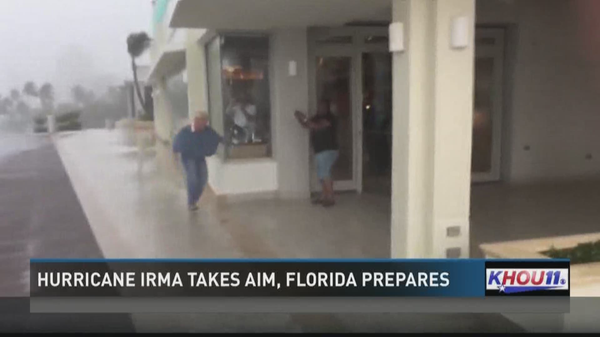 Florida is under a hurricane watch as a "powerful and deadly" Irma roars toward the U.S. mainland.