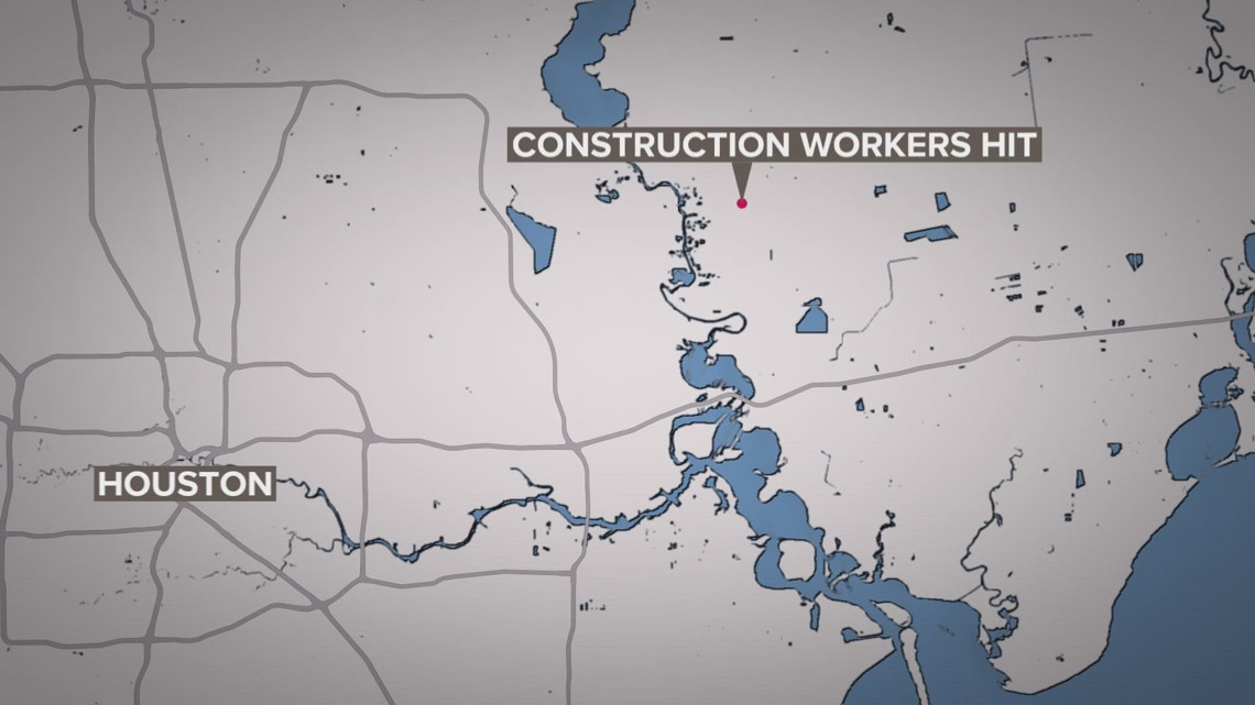 Two construction workers critically injured in crash on Crosby Freeway