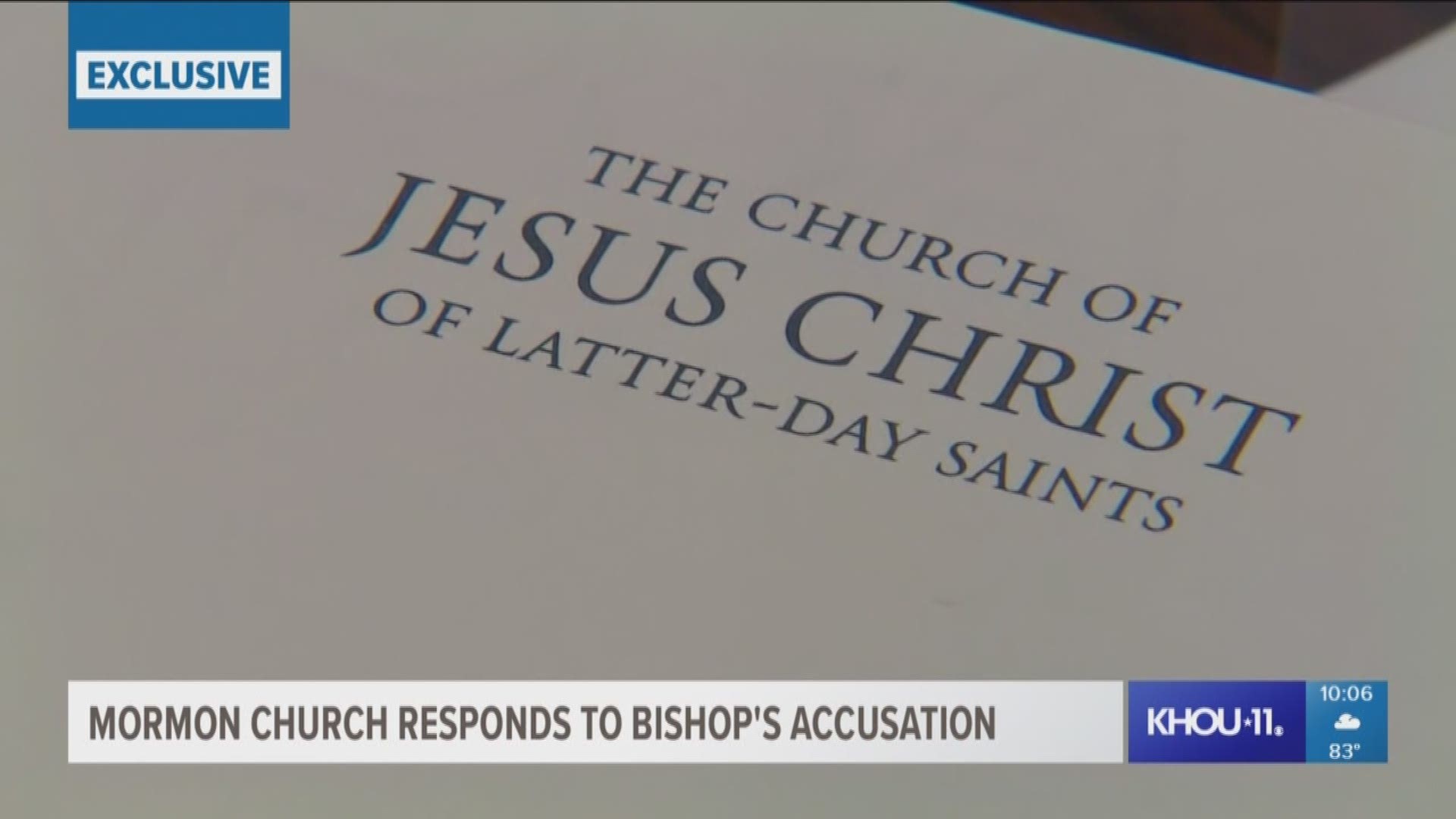 A list of questions too graphic to post online or show on television got former bishop Sam Young so upset his reaction earned him excommunication from the Church of Jesus Christ of Latter-Day Saints.  He was a member for 65 years.