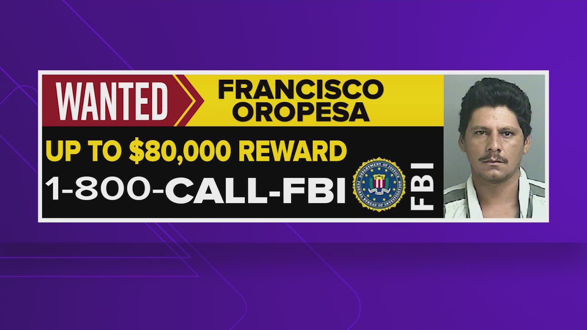 The manhunt for Francisco Oropeza continues after he allegedly killed five people near Cleveland, Texas.