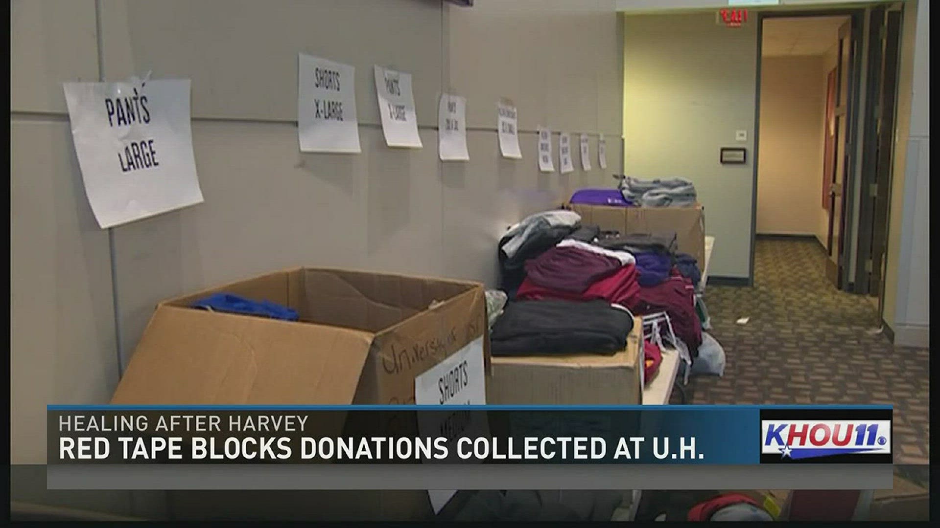 A University of Houston coach asked peers to send new shoes and shirts for Houston Harvey victims, and thousands donated. However, NCAA rules stand in the way.
