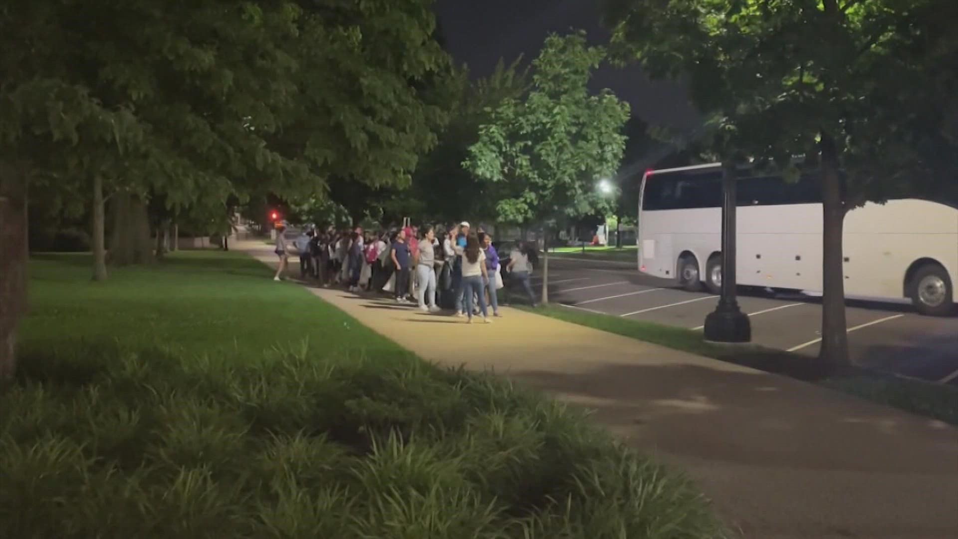 Nearly 9,000 asylum seekers were bussed to D.C. from Texas and Arizona since April.
