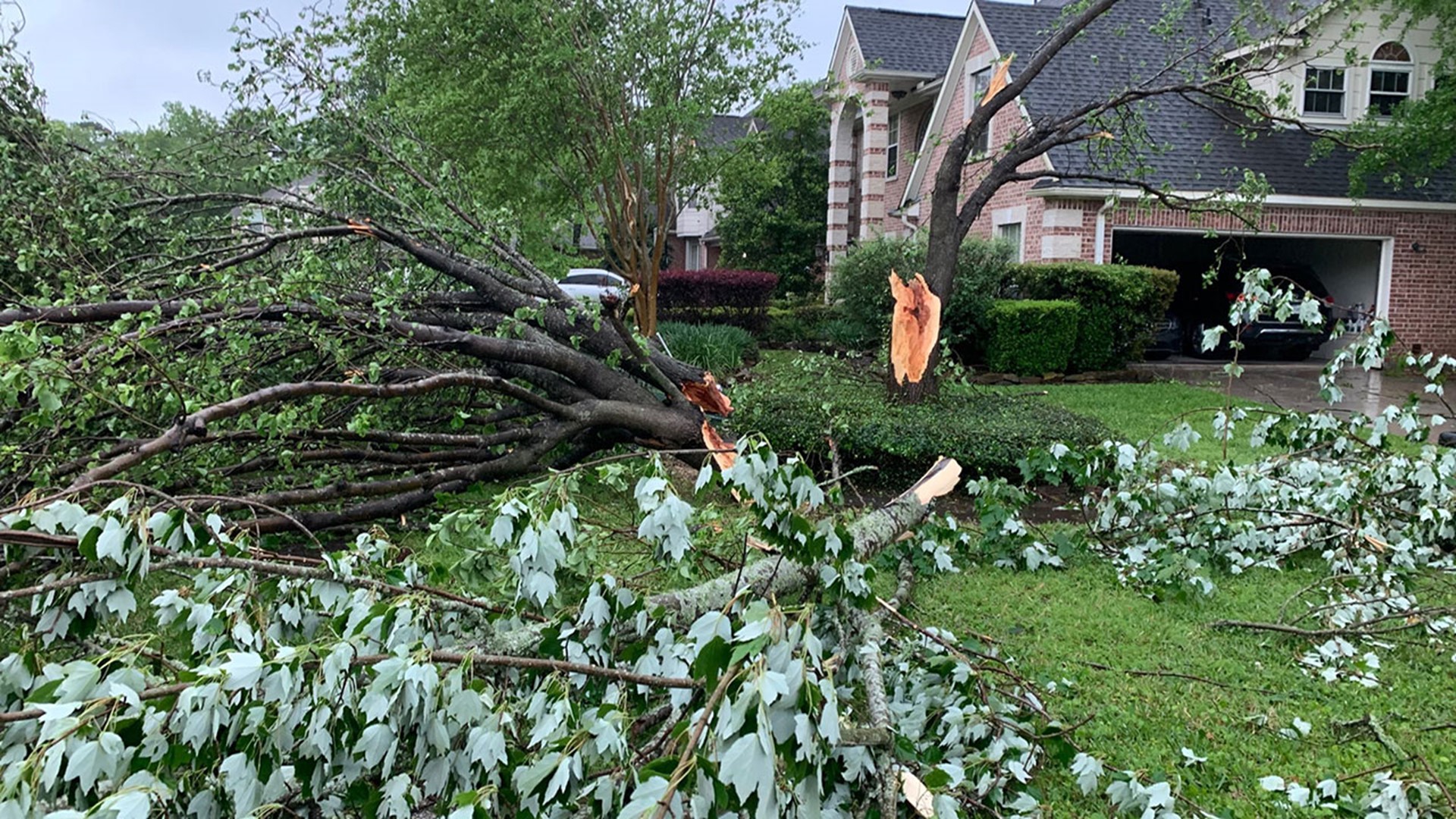 From Cleveland to Richmond to Minute Maid Park, storms affected all parts of southeast Texas Sunday