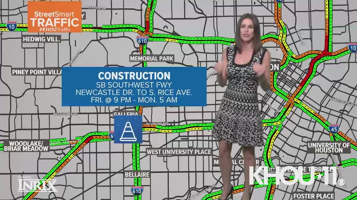 Avoid the Southwest Freeway at the 610 Loop the weekend of Aug. 2 ...
