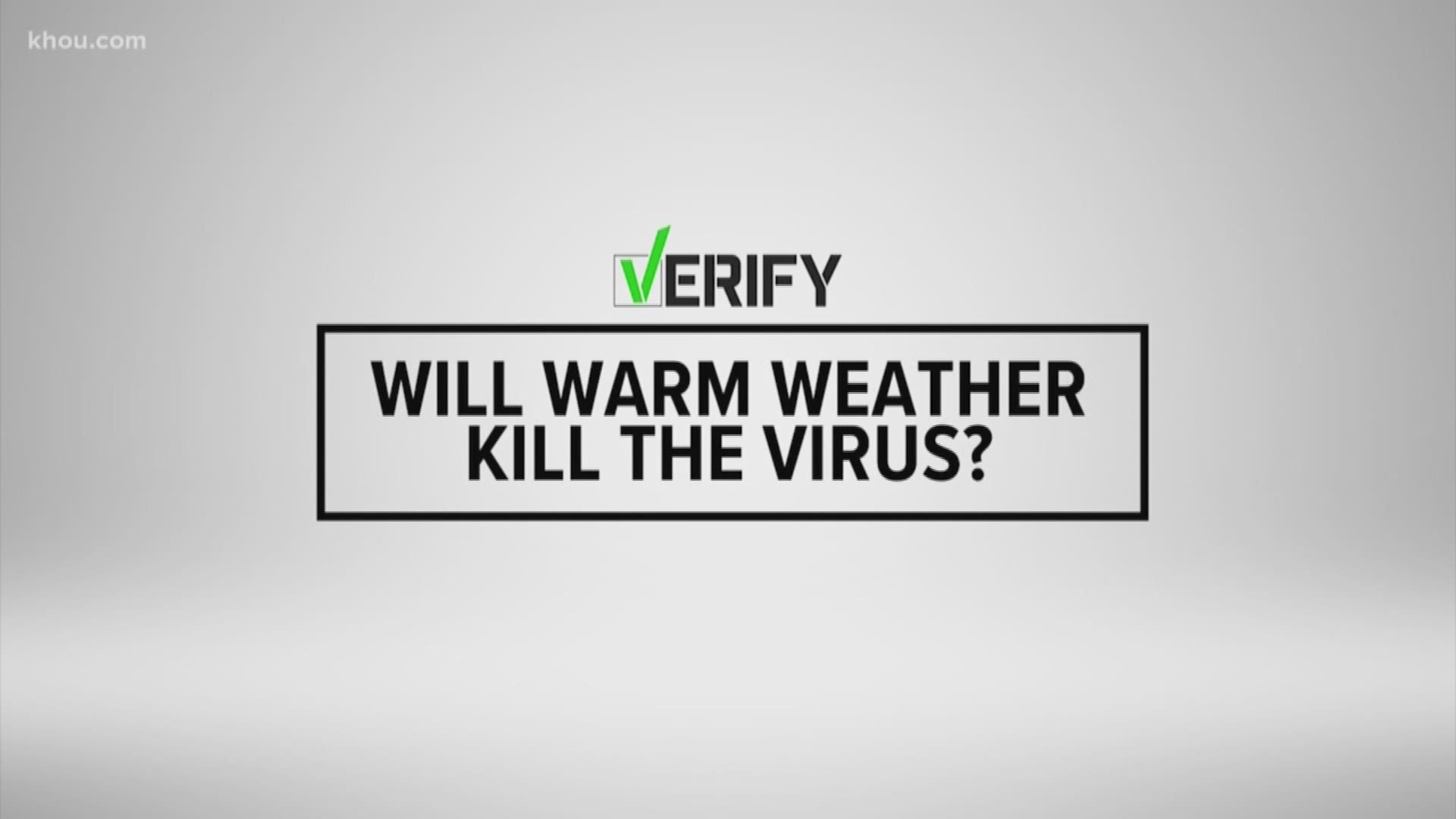 Now that it's spring a lot of people are wondering will warmer weather kill the coronavirus? David Schechter verifies.