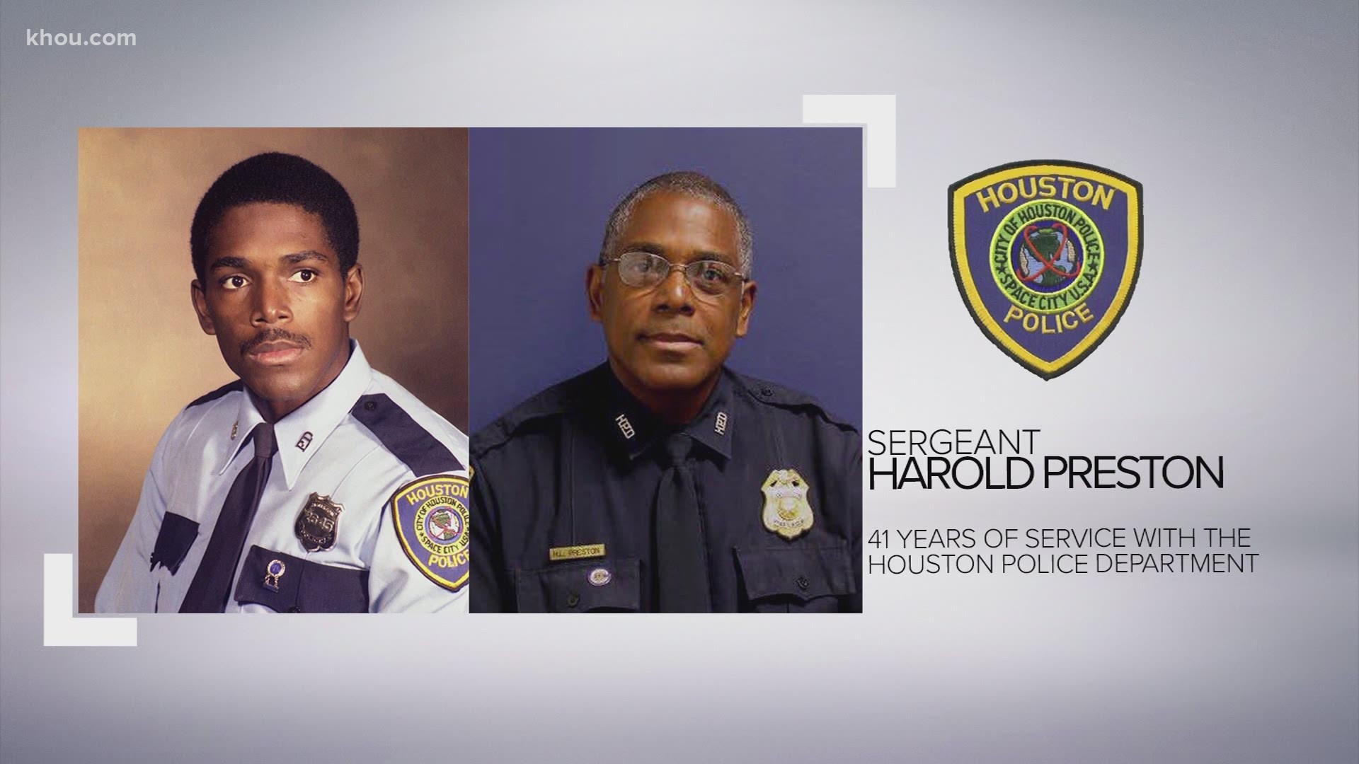 The Houston community is mourning the loss of HPD Sgt. Harold Preston who died after being shot Tuesday morning.