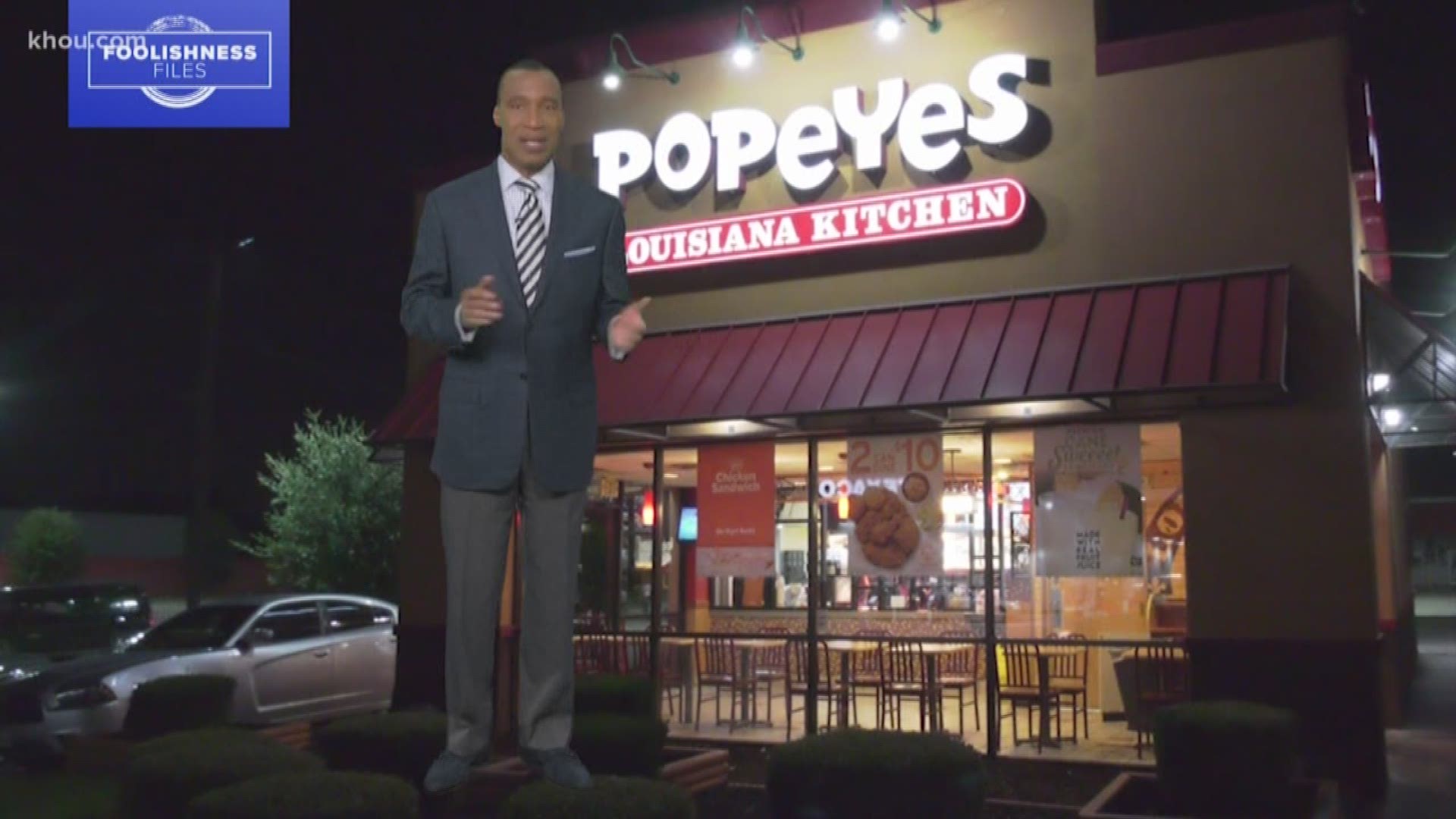 In foolish news, a man pulls a gun on Popeyes employees in Houston after the restaurant ran out of the new chicken sandwiches.