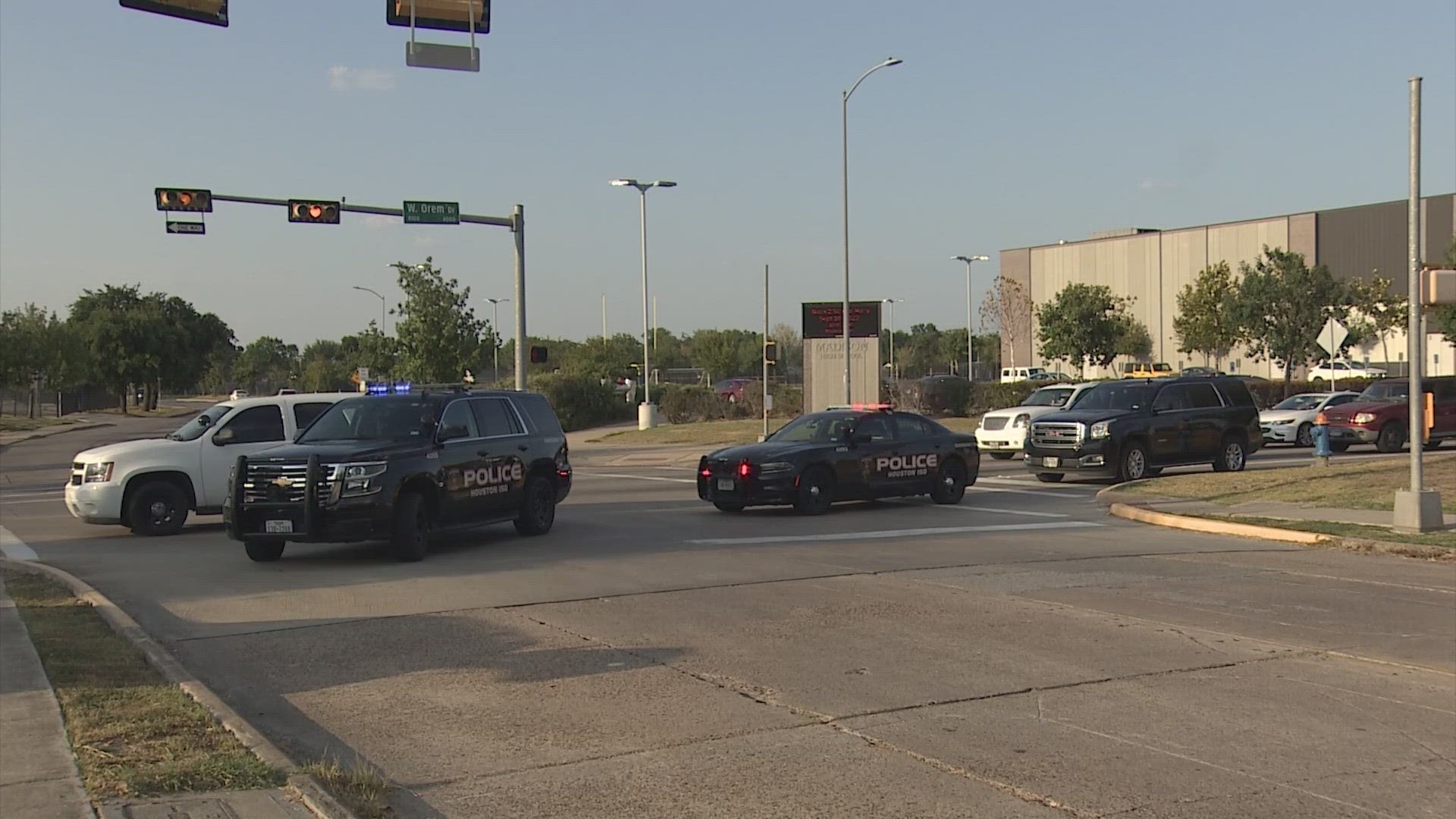 Additional HISD police officers will be at James Madison High School Thursday after a student there was shot near the campus Wednesday.