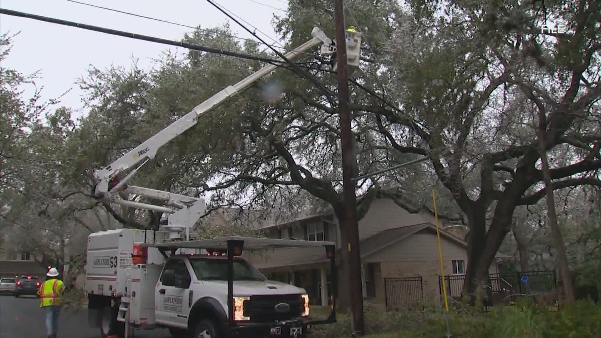 Local officials warned residents that the power may cut out as freezing temperatures hit the Houston area.