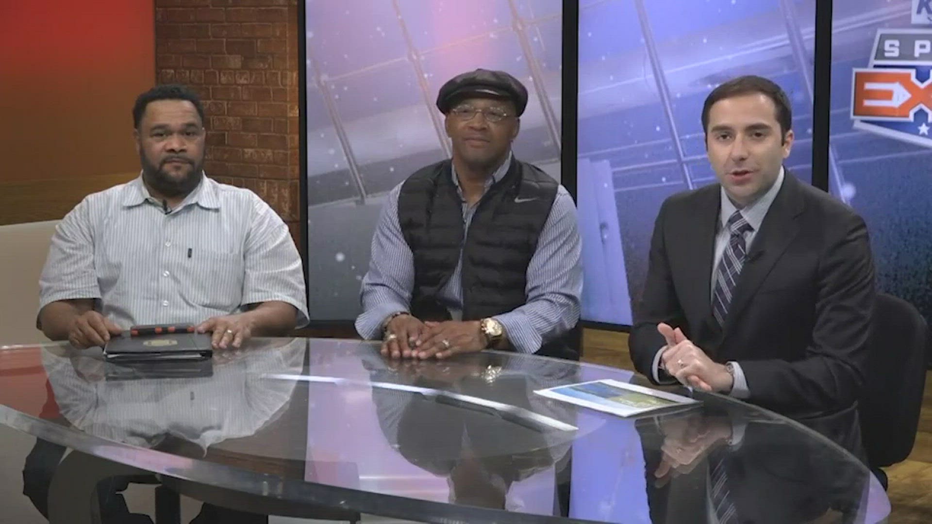 Former Houston Oilers running back and 1983 Heisman Trophy winner Mike Rozier stopped by the KHOU 11 studios to discuss his upcoming Heisman Player's Weekend and Golf Tournament. He and promoter Floy Johnson talk football with KHOU 11 Sports reporter Daniel Gotera and discuss some of the highlights of the upcoming event. Go to hisgracefoundation.org for more information.