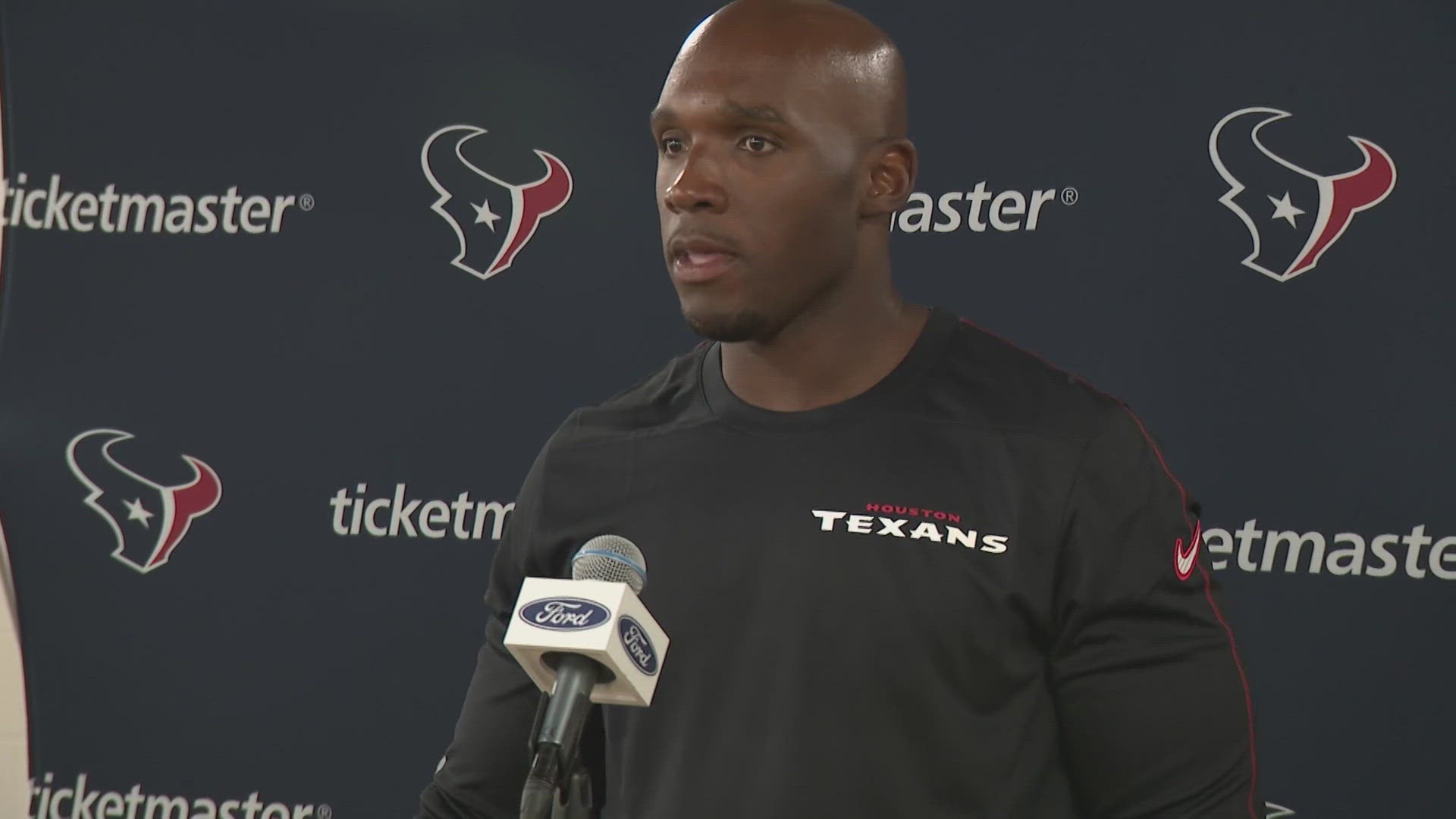 Texans coach DeMeco Ryans talks about his team's performance in Hall of