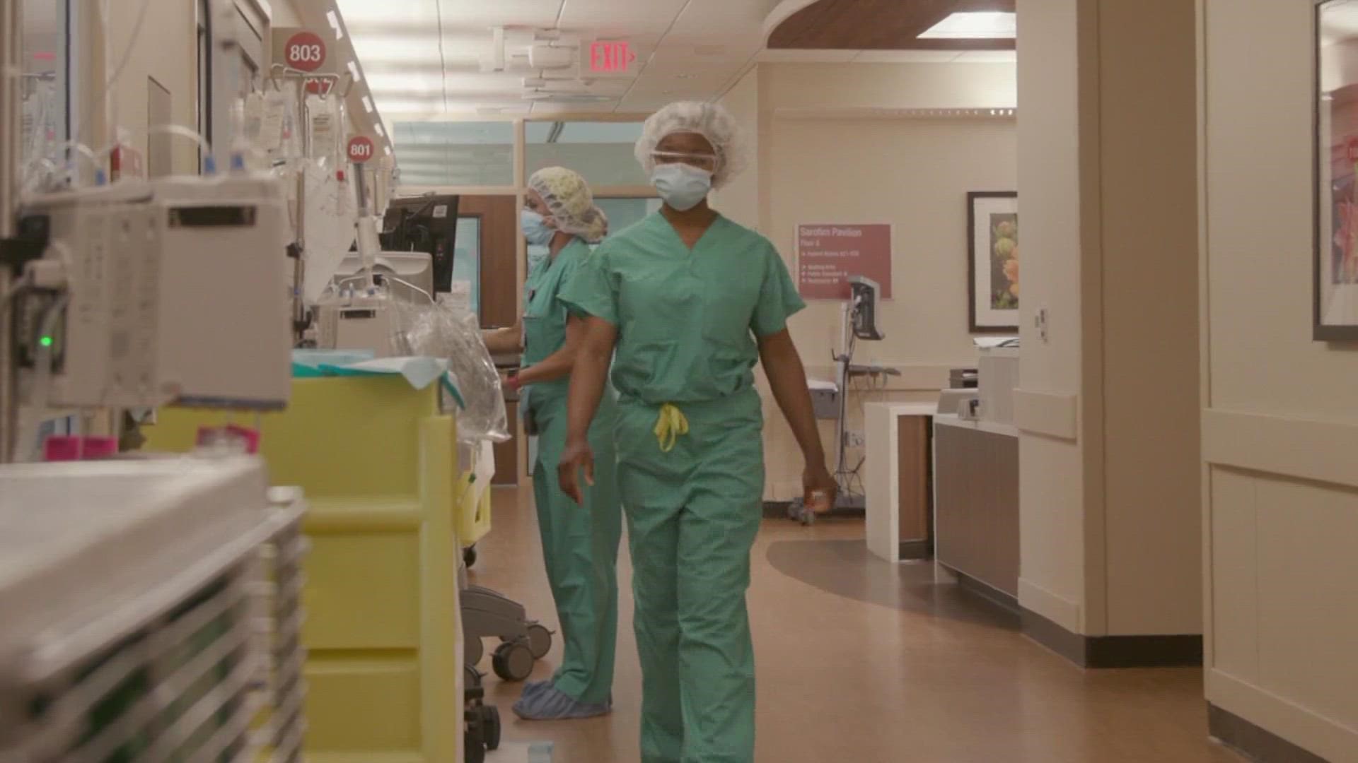 Hospitals in the Texas Medical Center are stretched to surge capacity, and COVID-19 numbers are still rising.