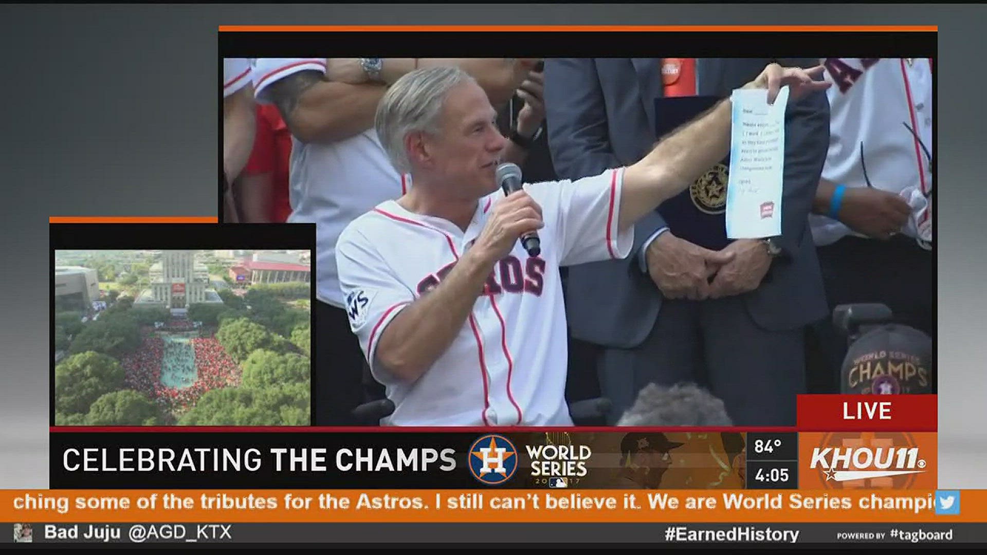 Mayor Turner shares details of World Series Championship parade to  celebrate Astros