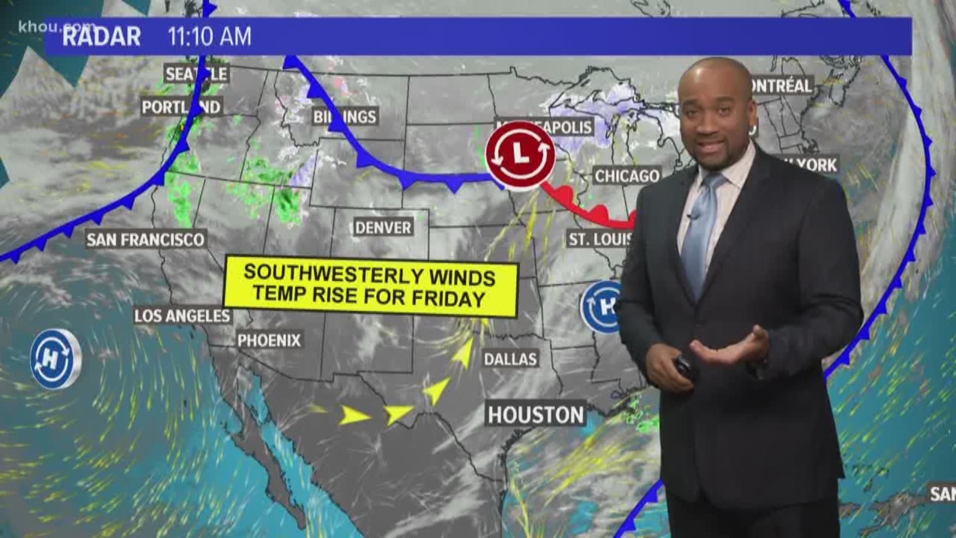 High Pressure Is Here Through Sunday, Then A Cold Front Brings Rain For Monday