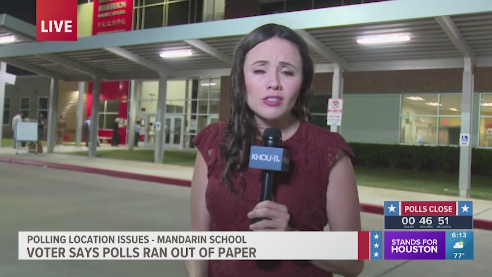 When there were problems at the polls in Harris County, KHOU 11 worked to get you answers.