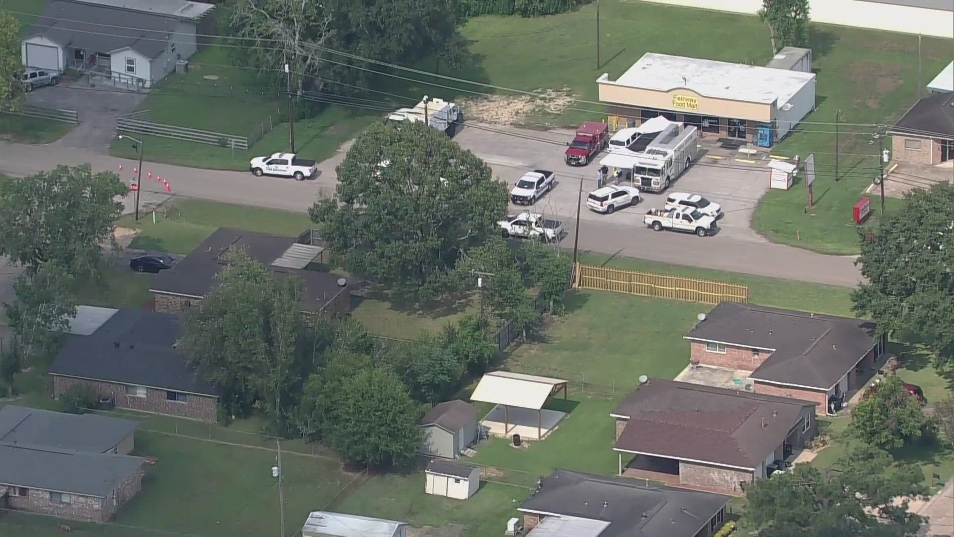 Brazoria County officials issued evacuation orders due to a natural gas leak. Crews were working to contain the leak in the Hillcrest Village area.