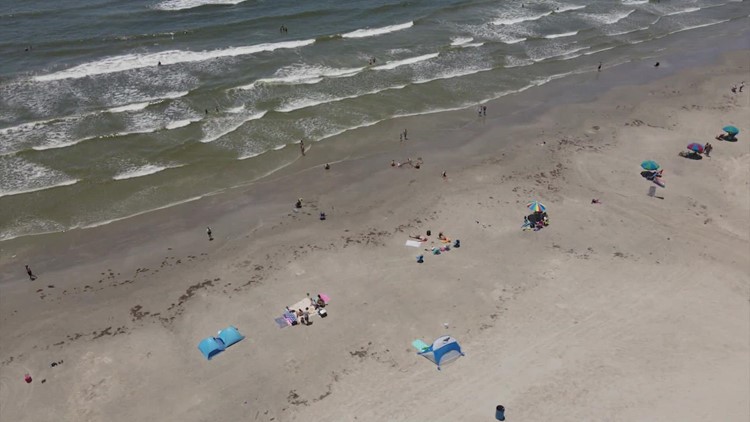 Moment of Zen: Drone video from Galveston Island