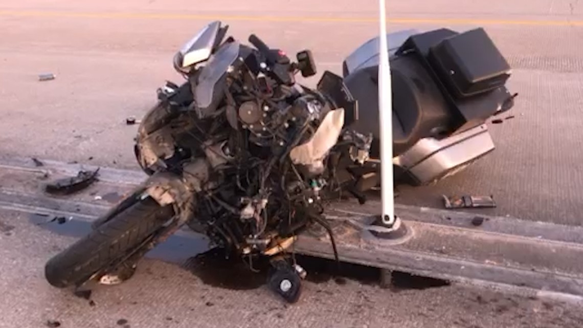 Deputy involved in motorcycle crash on I10 in west Houston
