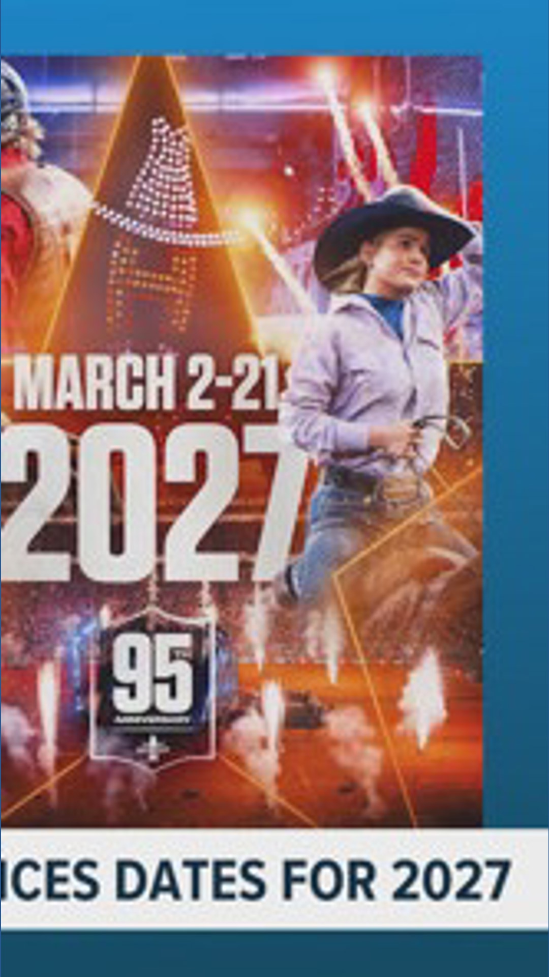 Houston Livestock Show and Rodeo announces 2027 dates | khou.com Abc Rodeo 2027 Schedule