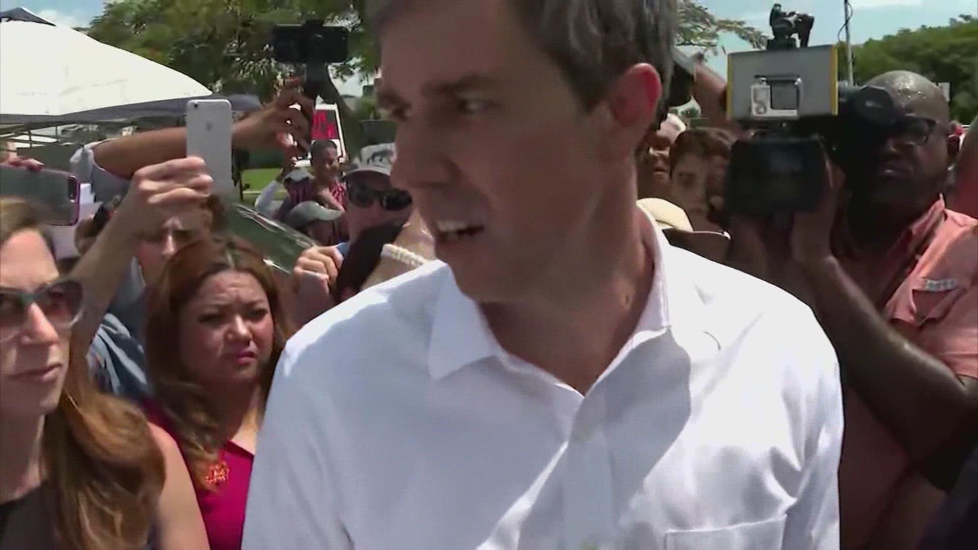 Beto O'Rourke made a stop on his campaign trail at Prairie View A&M University on Friday.
