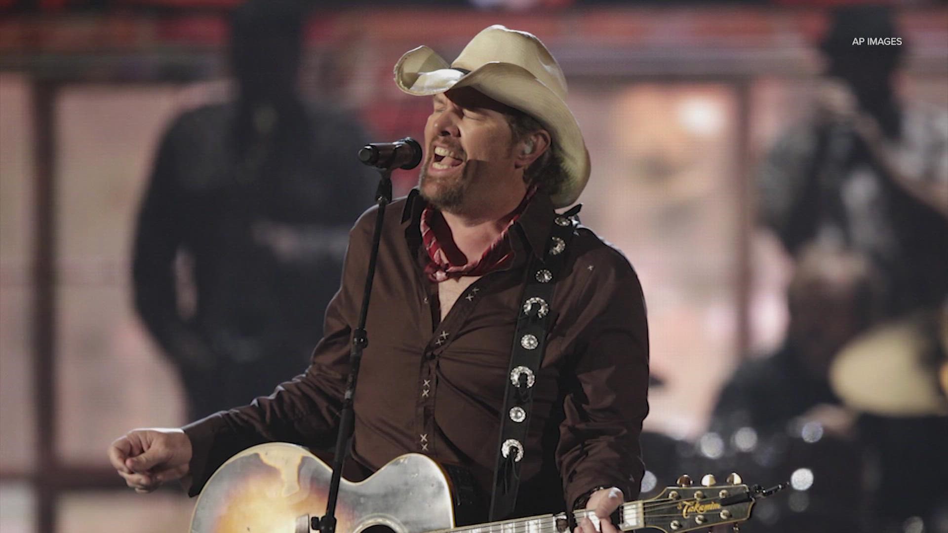 Toby Keith reveals cancer diagnosis