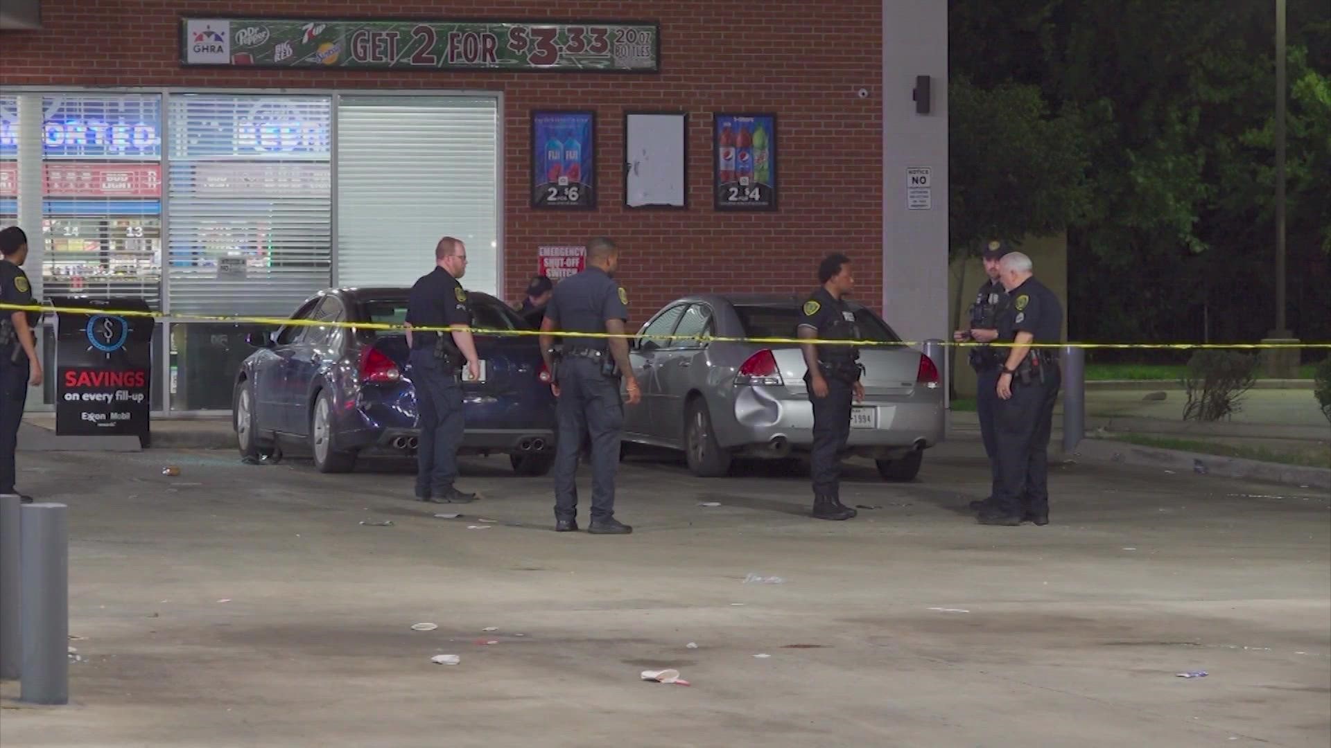 A woman was shot and killed outside of a gas station near the Third Ward late Tuesday night, according to Houston police.