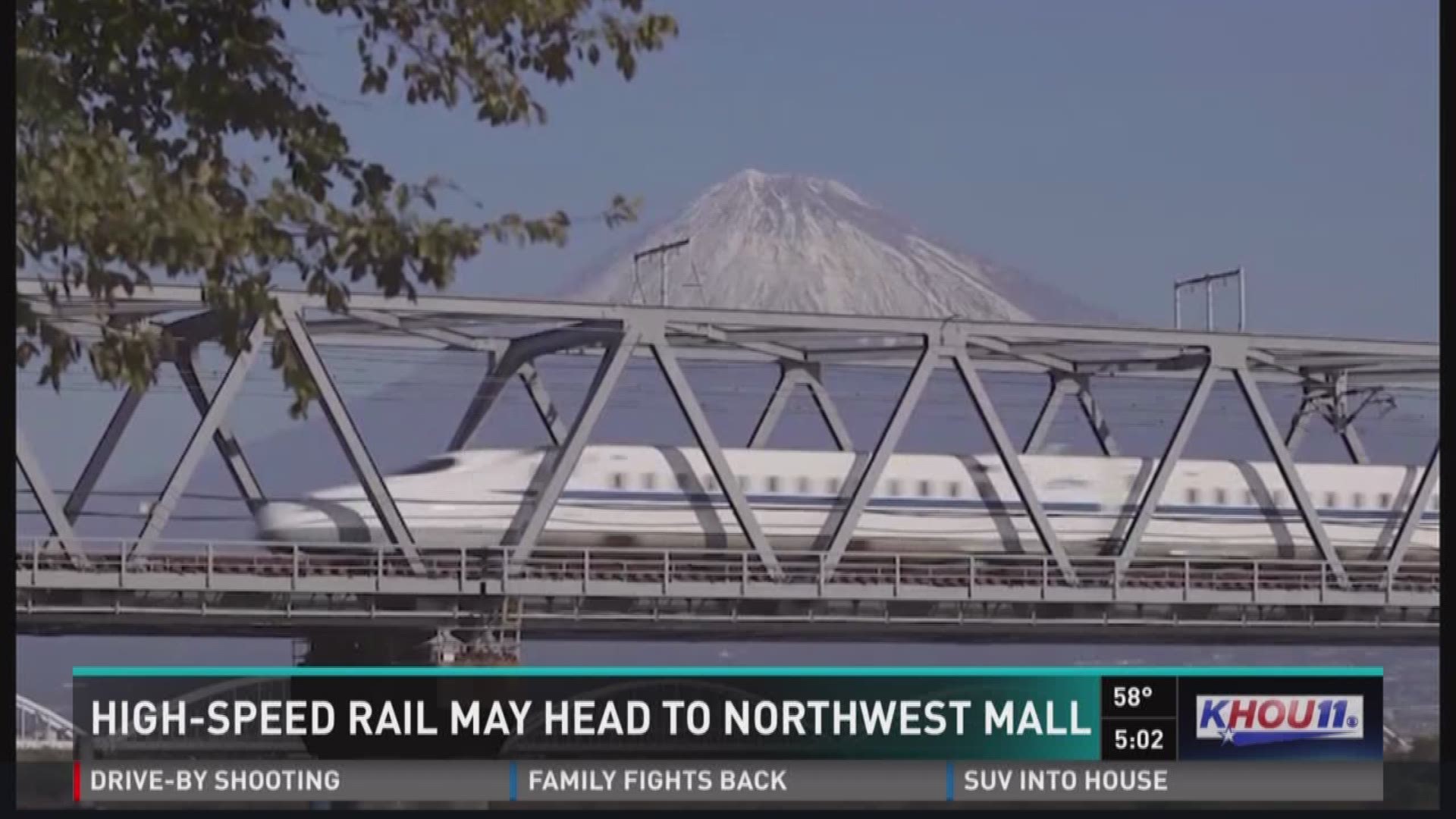  Texas Central announced Monday that Northwest Mall is the "preferred location" for the Houston bullet train station. The mall would be bulldozed to make room for a state of the art rail station. "This station, this bullet train, is a game changer," said 