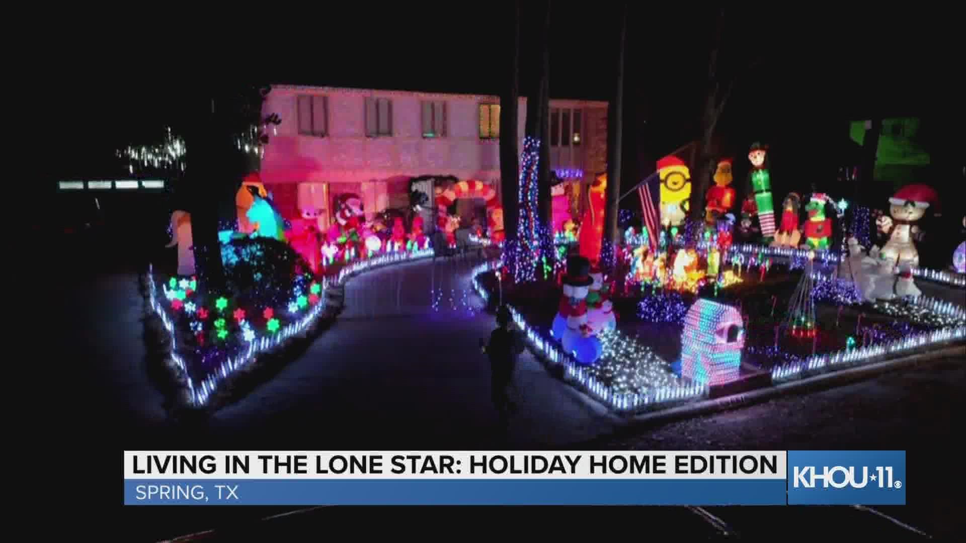 Drone video captured the last stop on our 'Living in the Lone Star: Holiday Home Edition'